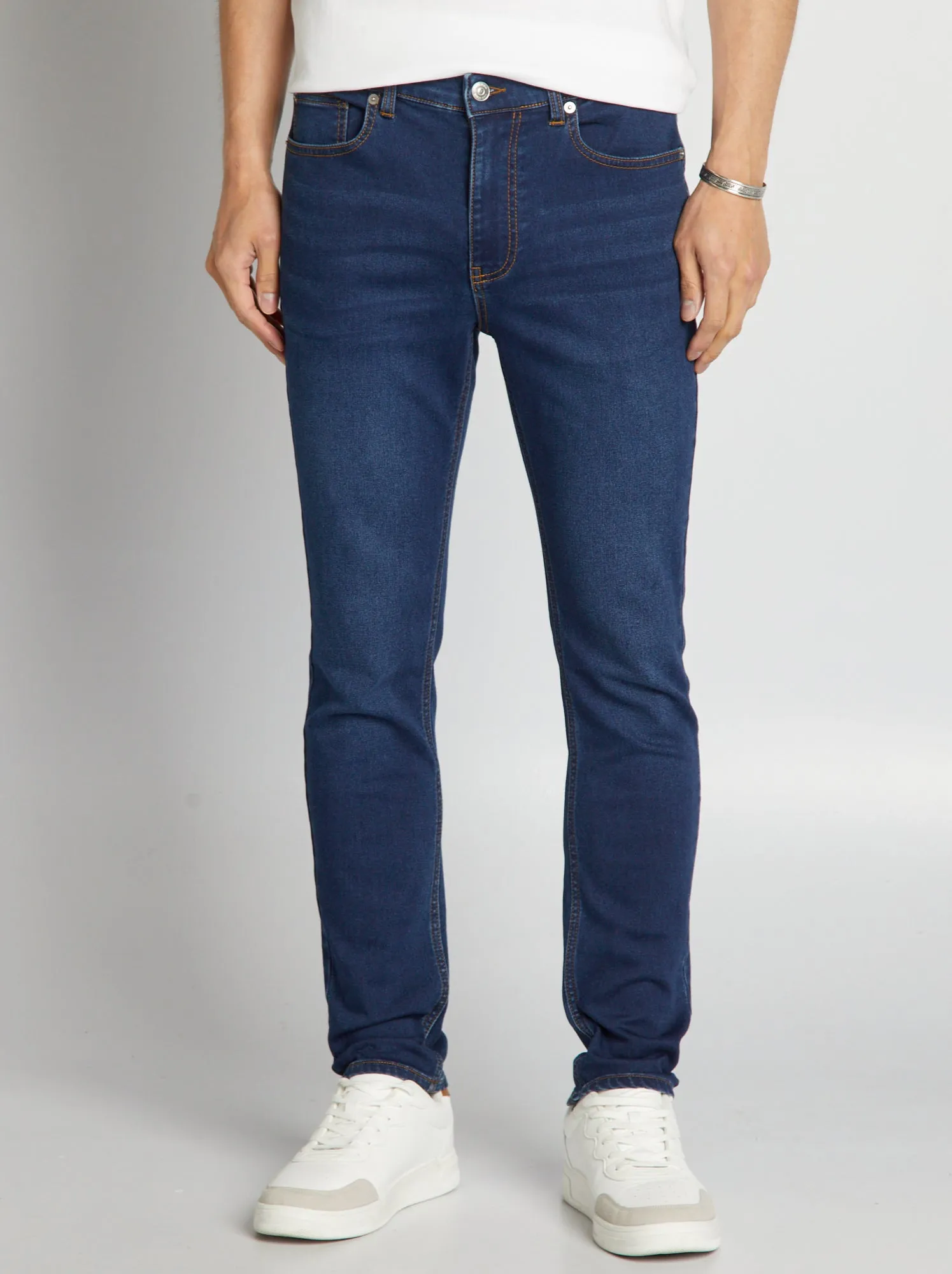 Jeans slim stretch - L32 - BLU