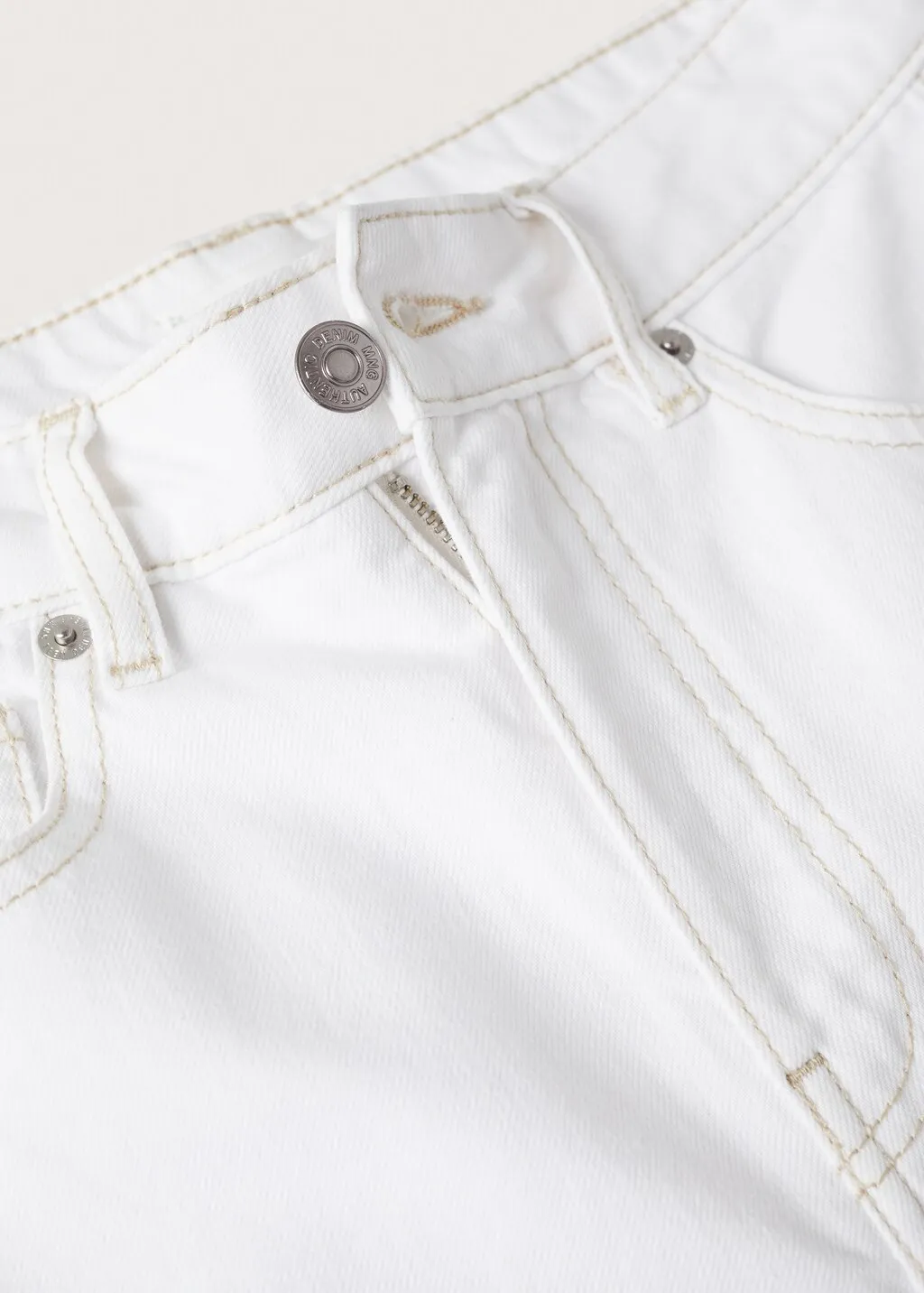 Jeans wideleg crop