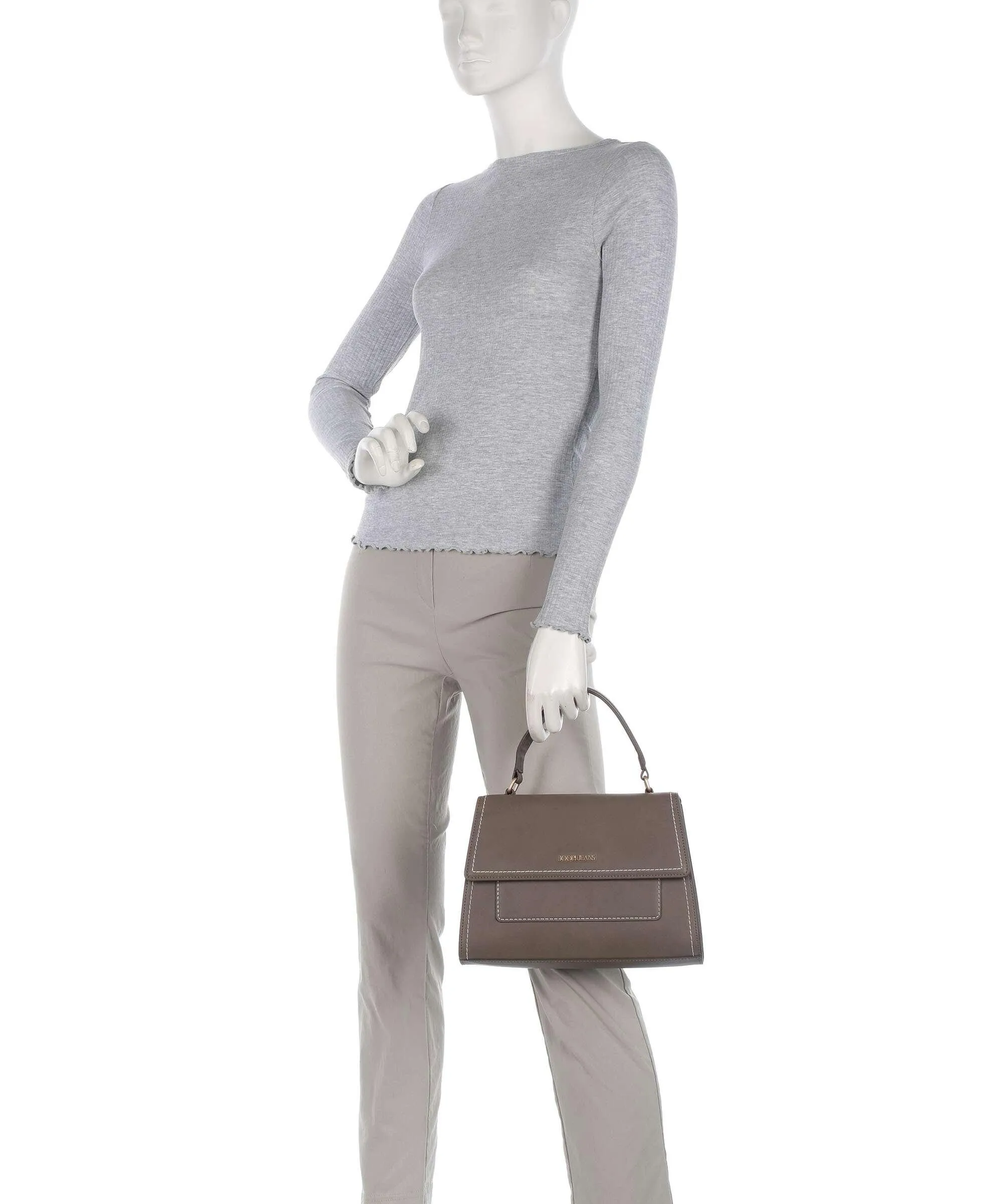  JOOP! Jeans Solido Cady Borsa a mano pelle sintetica taupe  