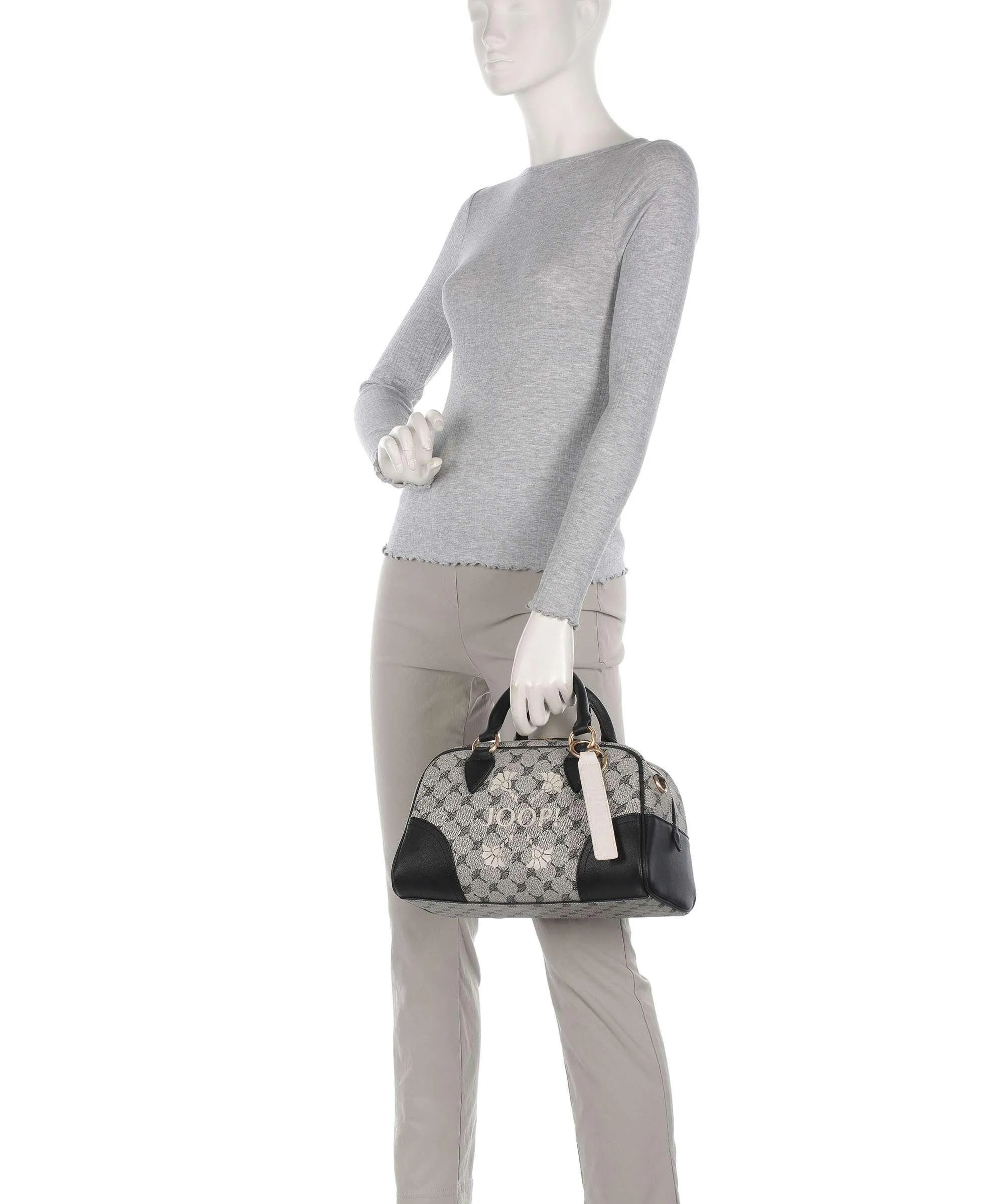  JOOP! Mazzolino Chiaro Roxy Borsa a mano pelle sintetica nero/beige  
