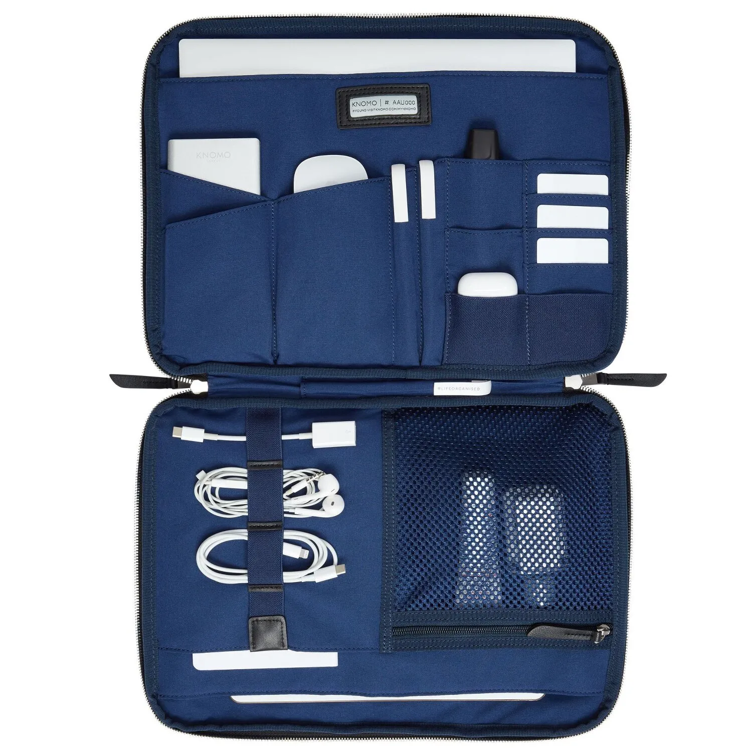 Knomo Mayfair Knomad Borsa per computer portatile Organizzatore RFID 37 cm Scomparto per computer portatile