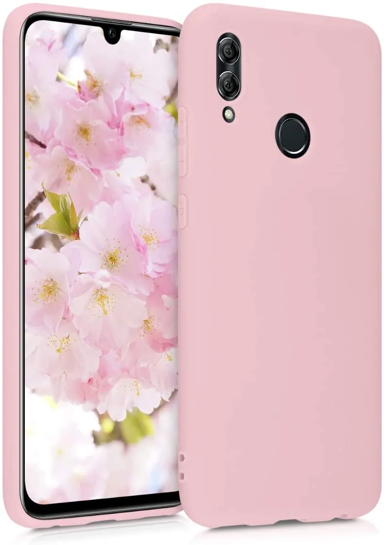 kwmobile Custodia Compatibile con Honor 10 Lite - Cover in Silicone TPU - Back Case per Smartphone - Protezione Gommata Nero Mat