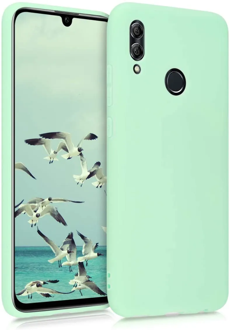kwmobile Custodia Compatibile con Honor 10 Lite - Cover in Silicone TPU - Back Case per Smartphone - Protezione Gommata Nero Mat