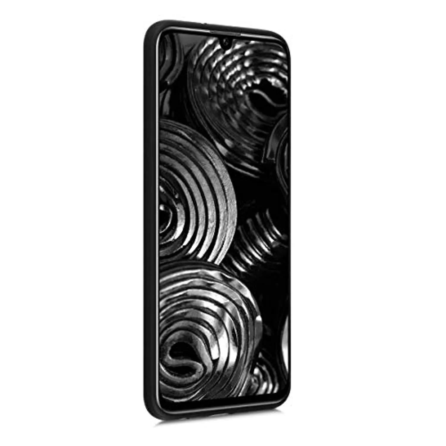 kwmobile Custodia Compatibile con Honor 10 Lite - Cover in Silicone TPU - Back Case per Smartphone - Protezione Gommata Nero Mat