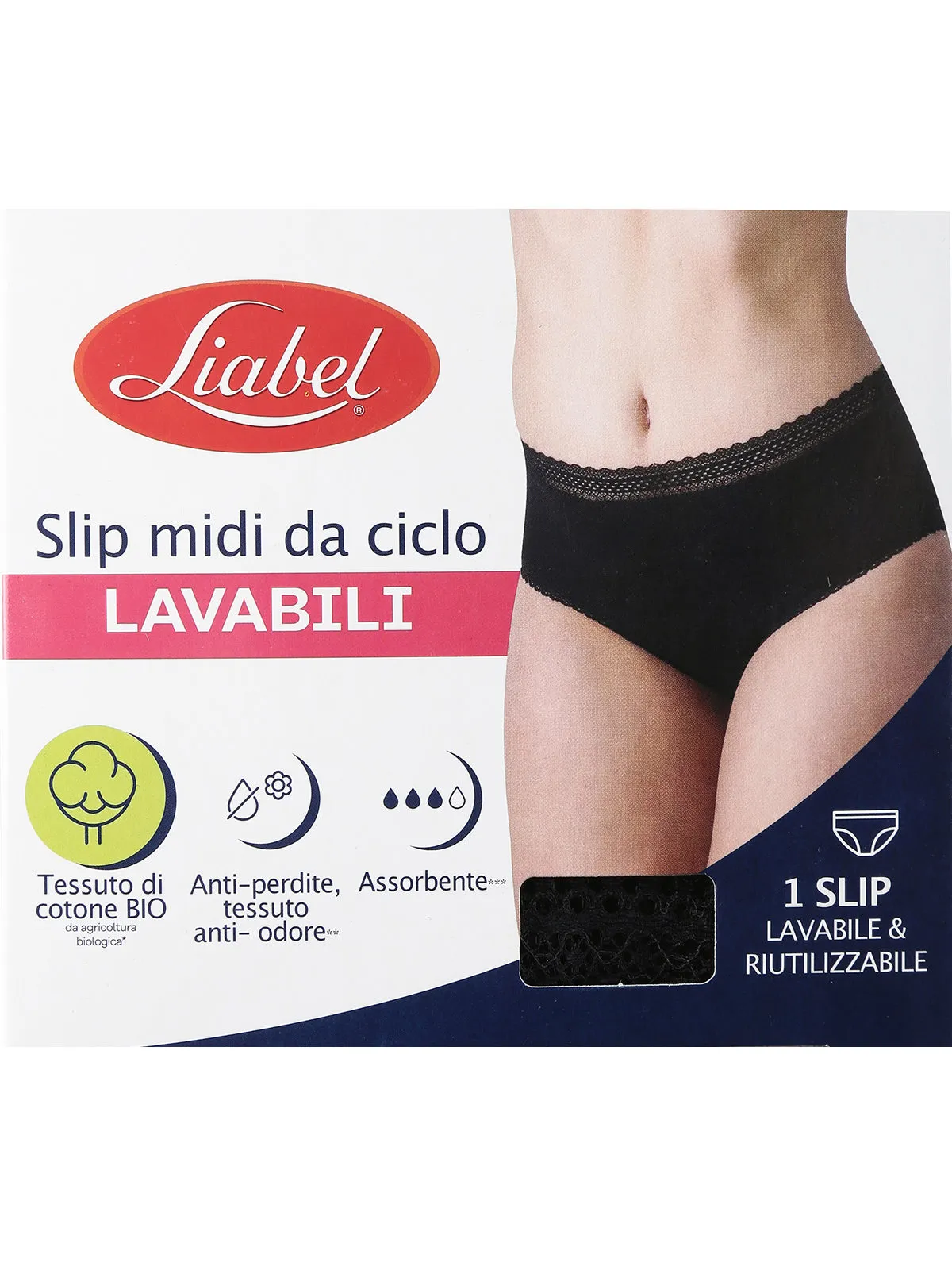 Liabel Culotte midi absorbante femme