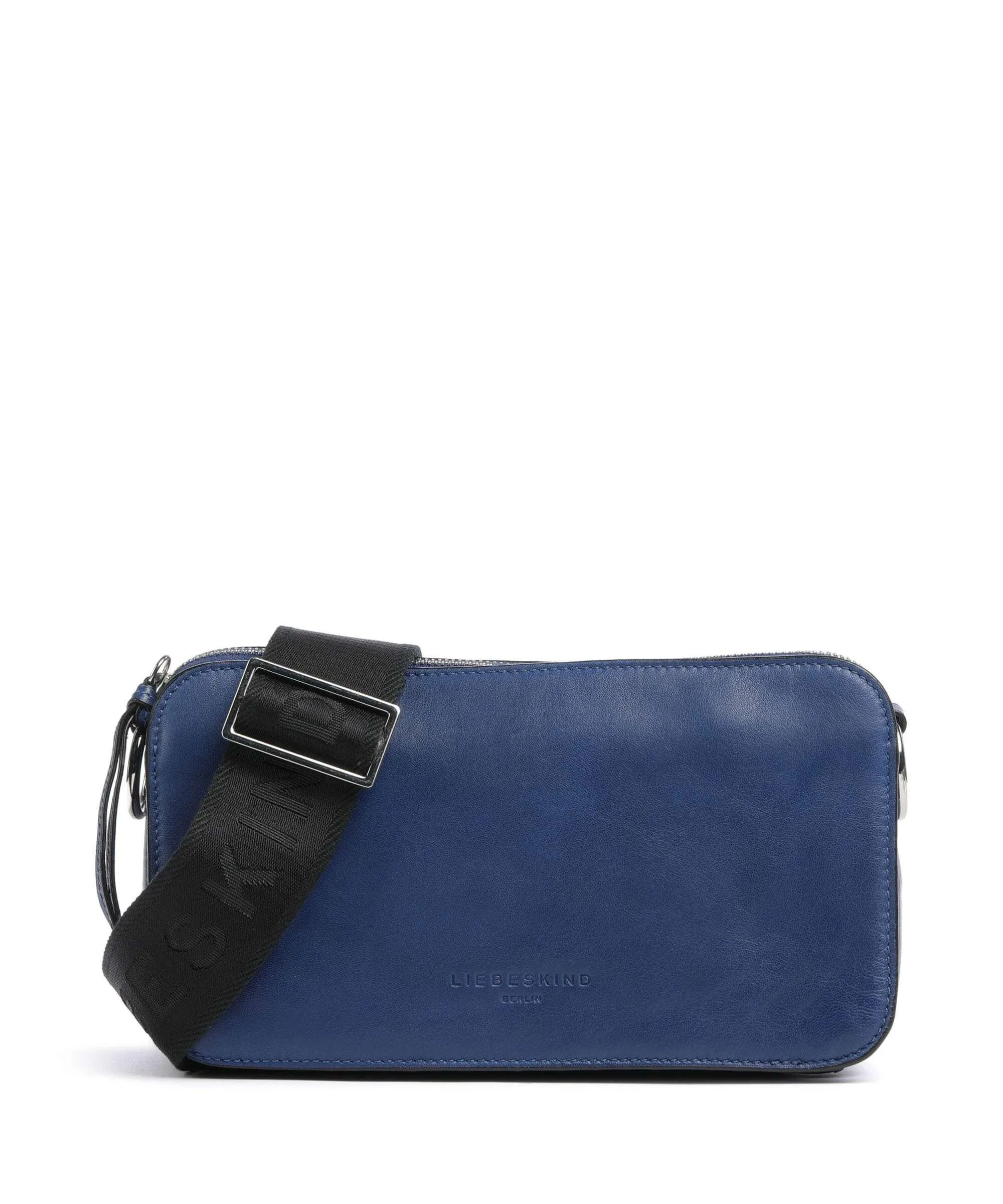  Liebeskind Clarice Sheep Natural Borsa a tracolla pelle di pecora blu scuro  
