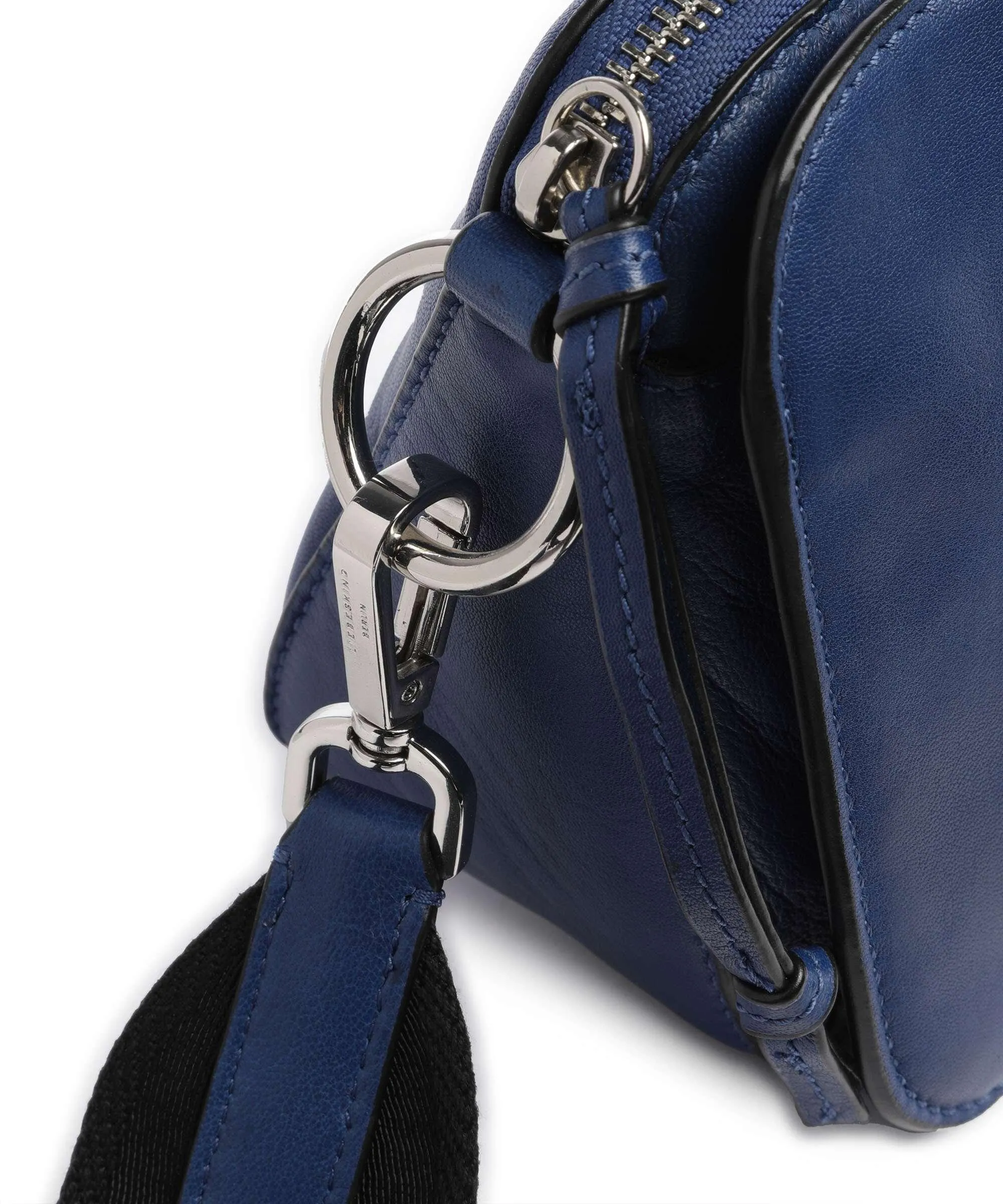  Liebeskind Clarice Sheep Natural Borsa a tracolla pelle di pecora blu scuro  