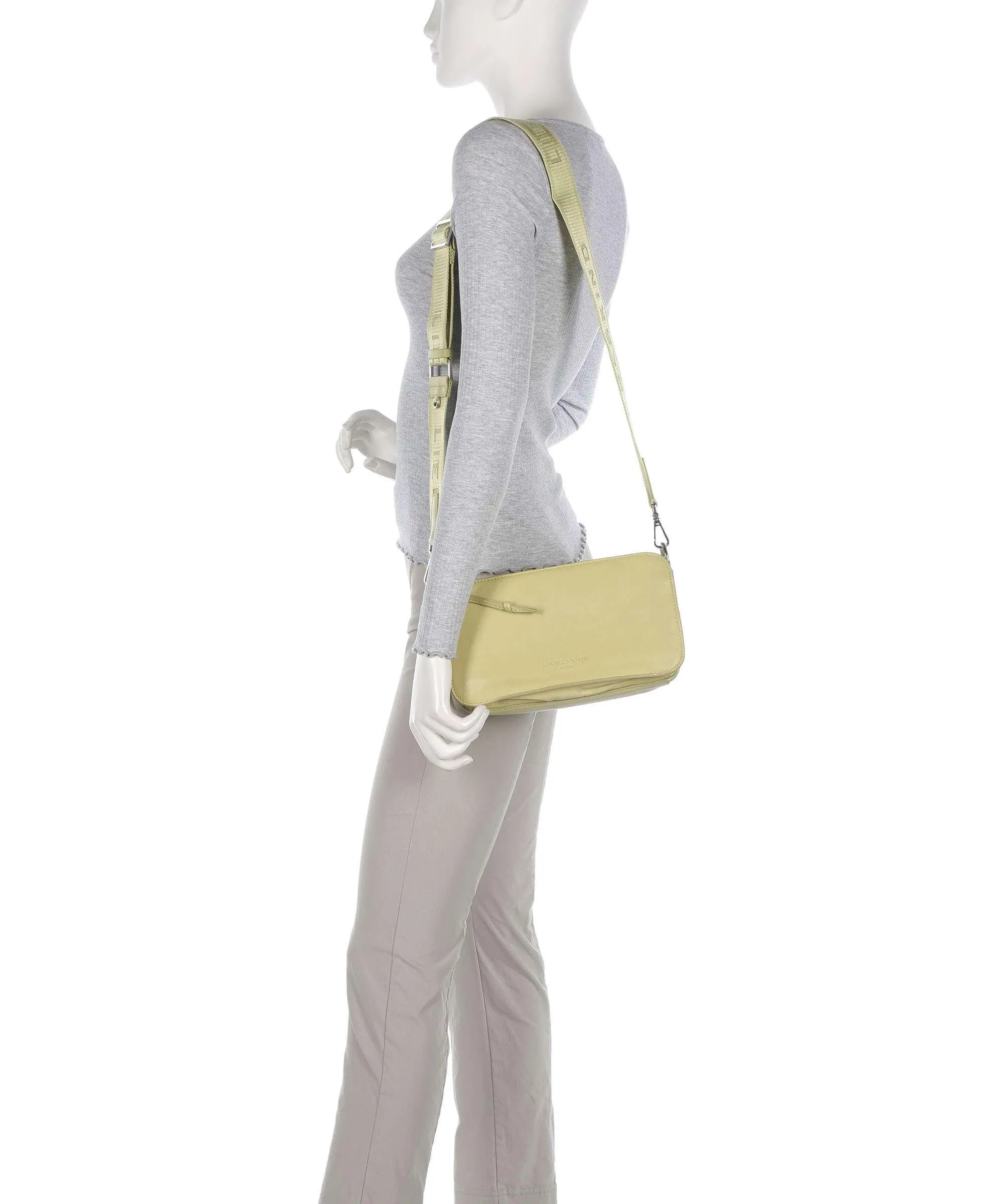  Liebeskind Clarice Sheep Natural Borsa a tracolla pelle di pecora giallo  
