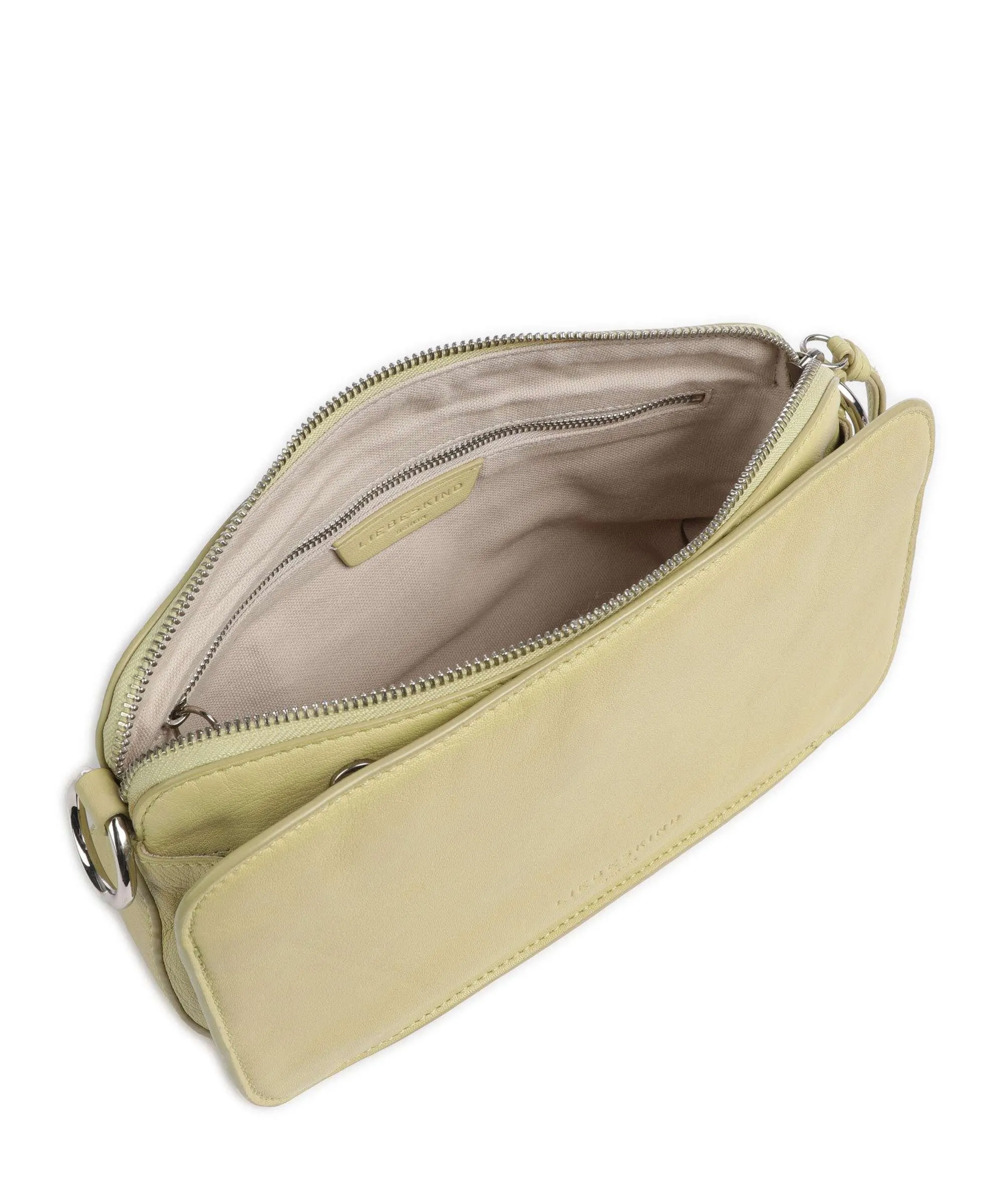  Liebeskind Clarice Sheep Natural Borsa a tracolla pelle di pecora giallo  