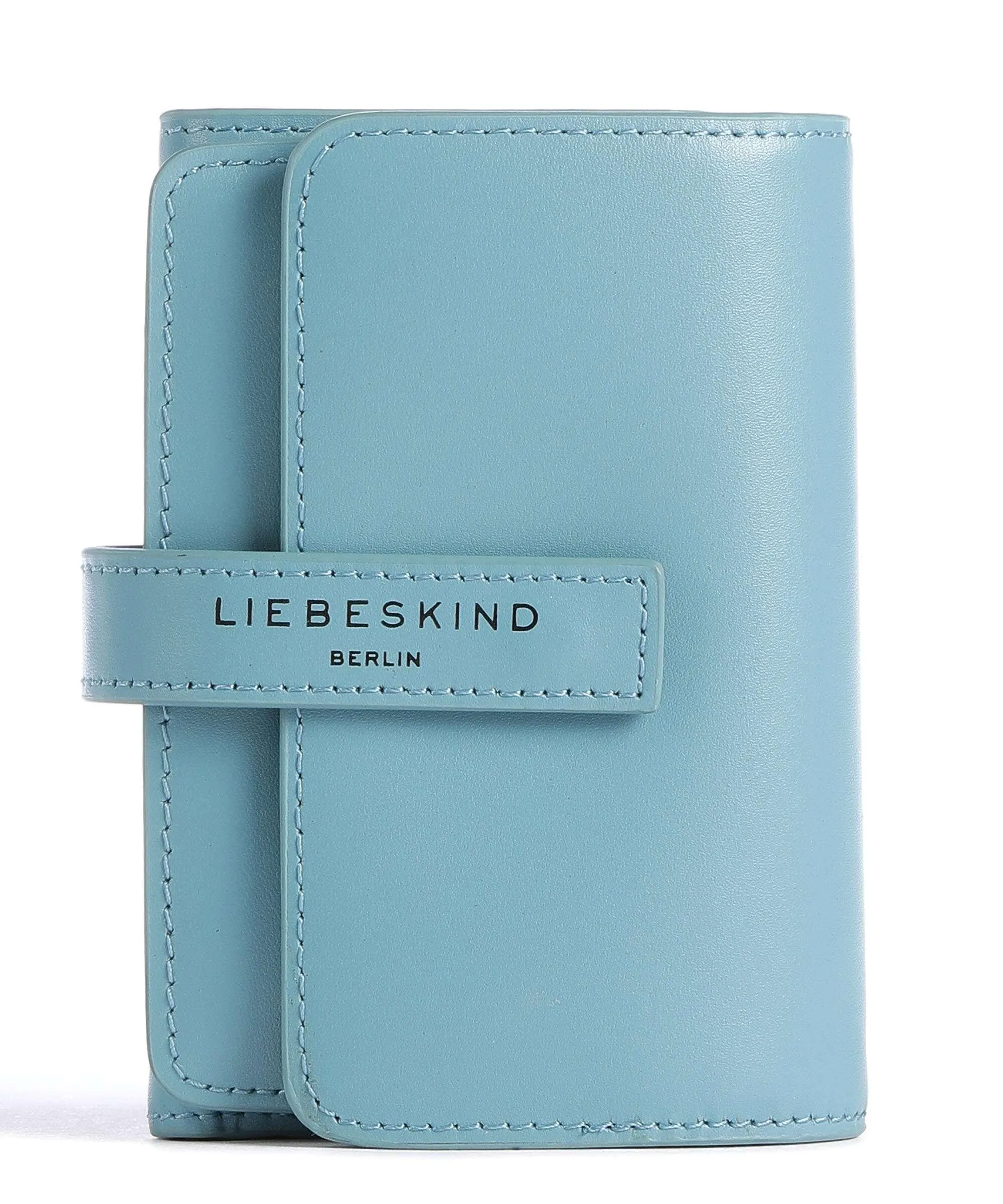  Liebeskind Paper Bag Kate Carter Portafoglio pelle liscia blu  