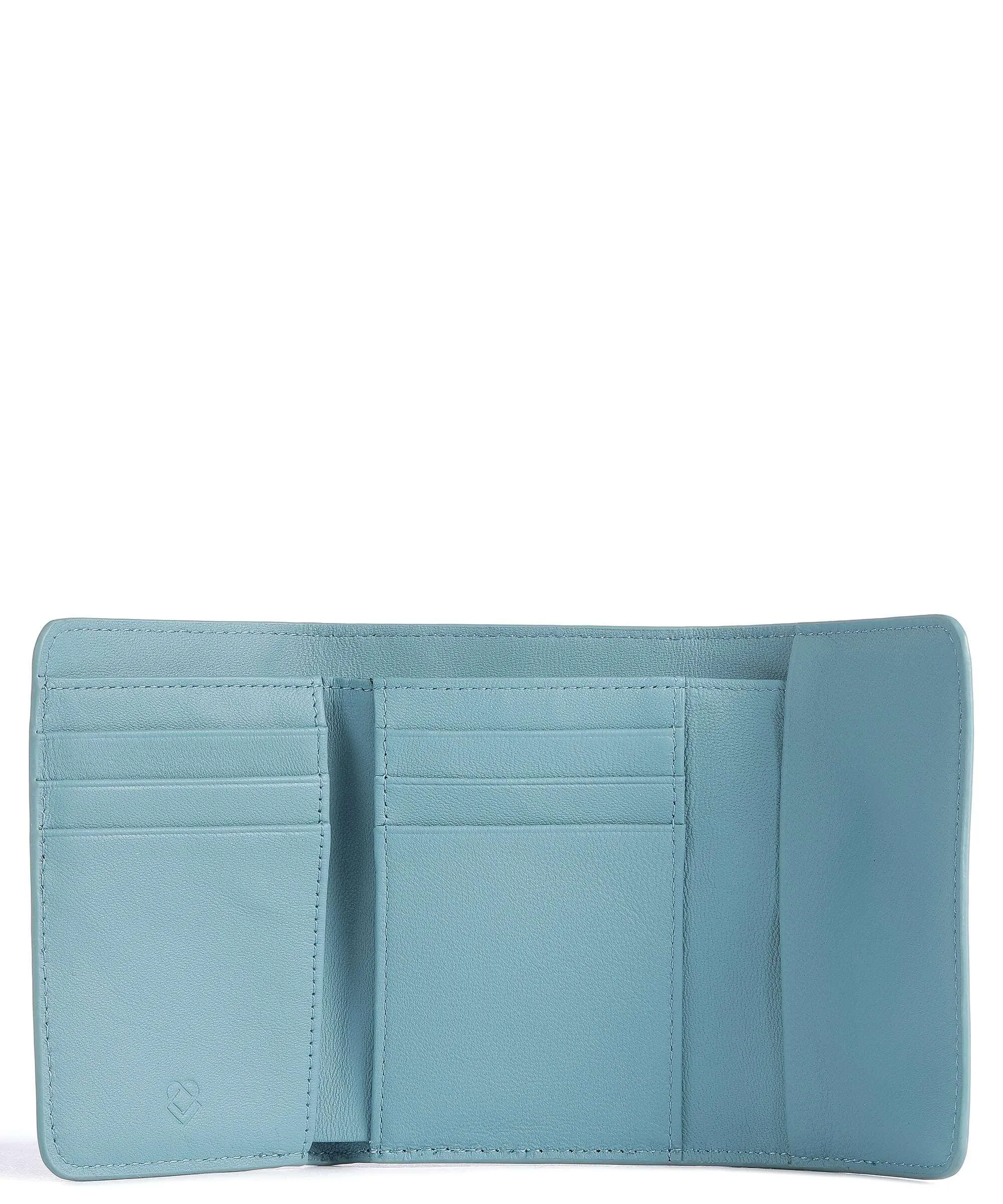  Liebeskind Paper Bag Kate Carter Portafoglio pelle liscia blu  