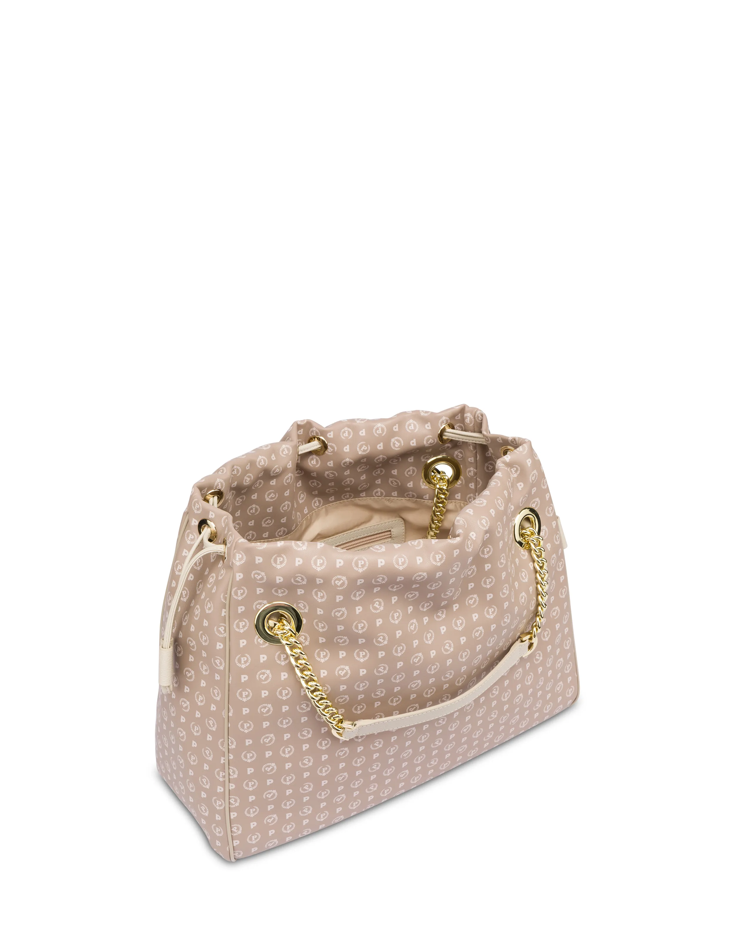     Linea Heritage Borsa A Secchiello In Pvc Heritage Soft Touch Beige/avorio