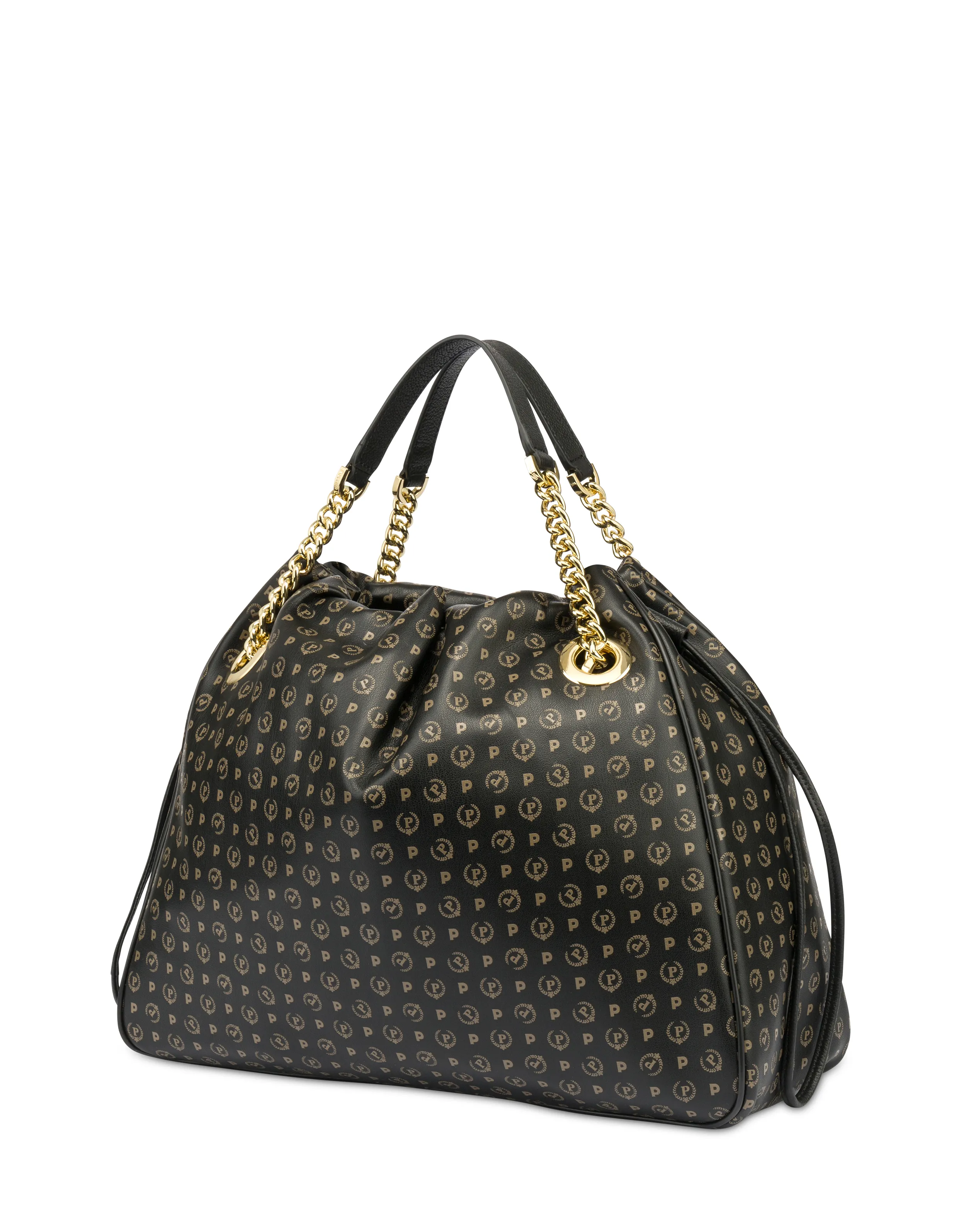     Linea Heritage Borsa A Secchiello In Pvc Heritage Soft Touch Nero/nero