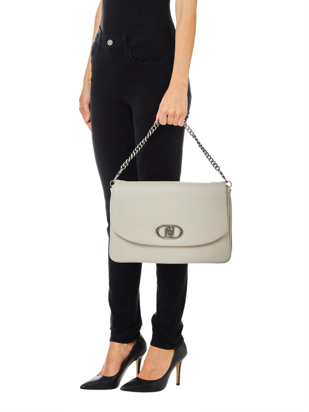 Liu Jo Borsa a Tracolla Ecs L Messenger Donna Mod. AF4223E0093 33801 Champagne