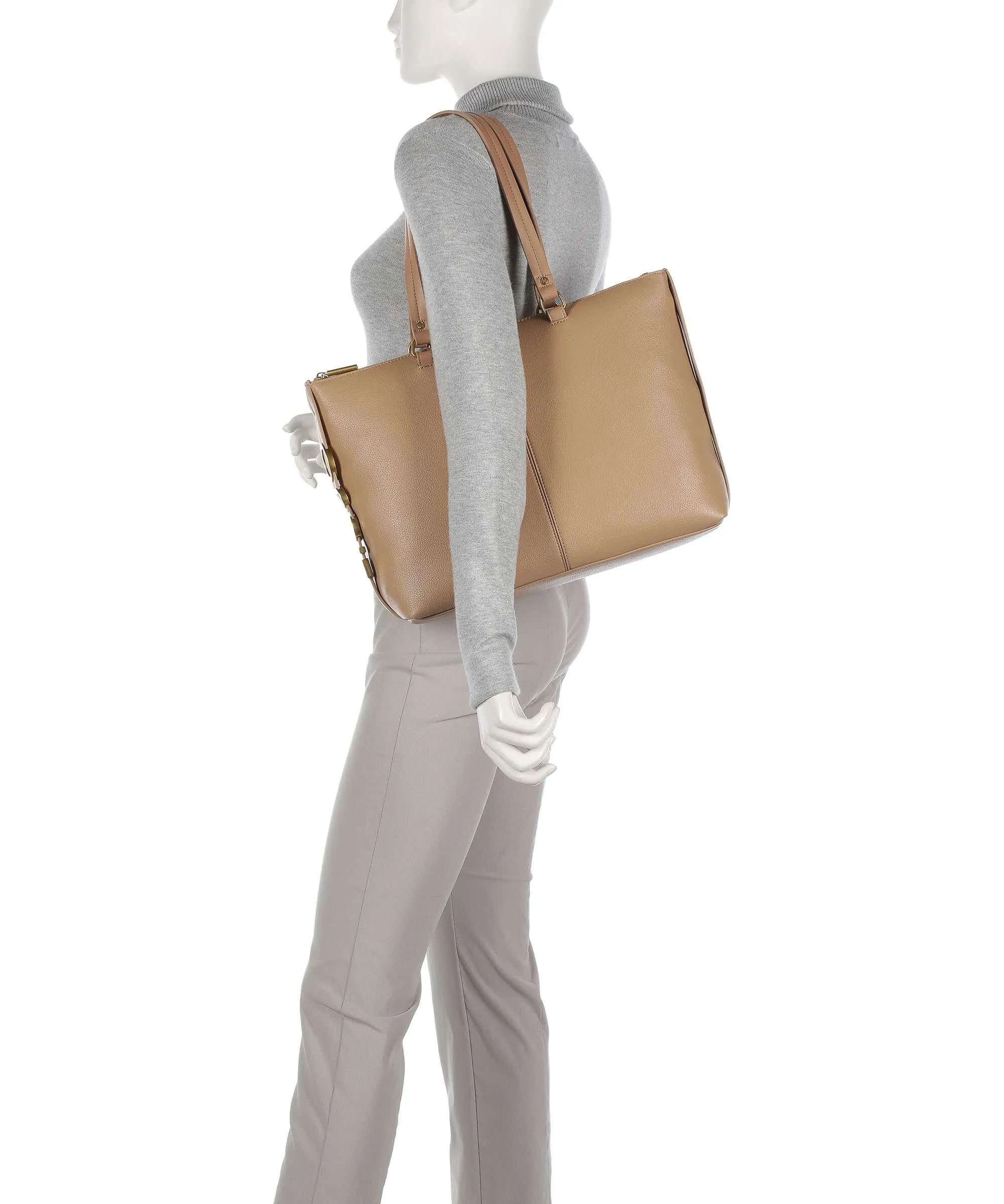  Liu Jo Hydnora Borsa shopper pelle sintetica marrone chiaro  