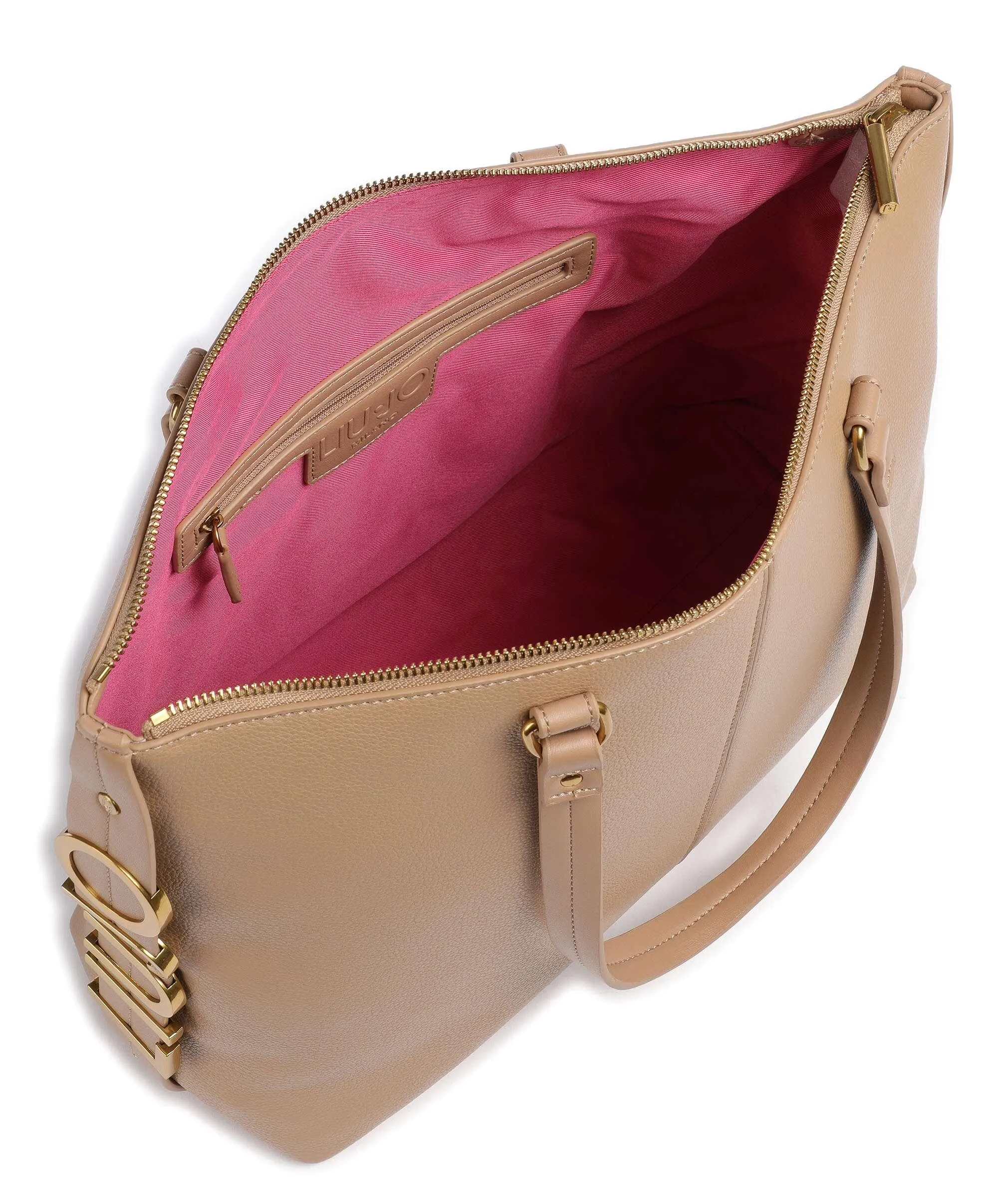  Liu Jo Hydnora Borsa shopper pelle sintetica marrone chiaro  
