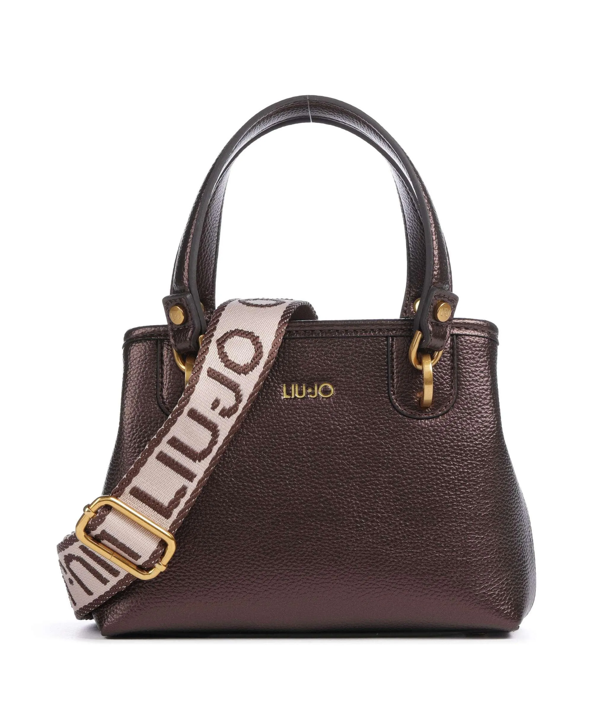  Liu Jo Onice Borsa a mano pelle sintetica marrone scuro  