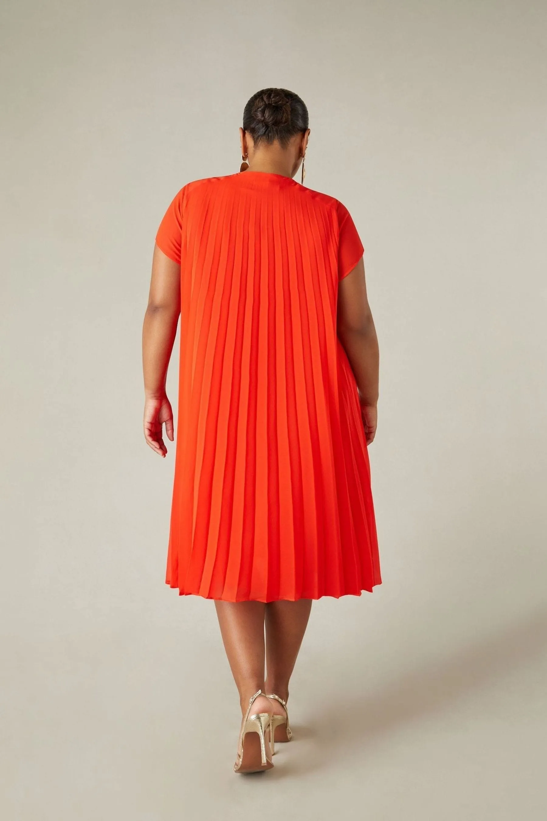 Live Unlimited Curve - Abito con A pieghe in chiffon