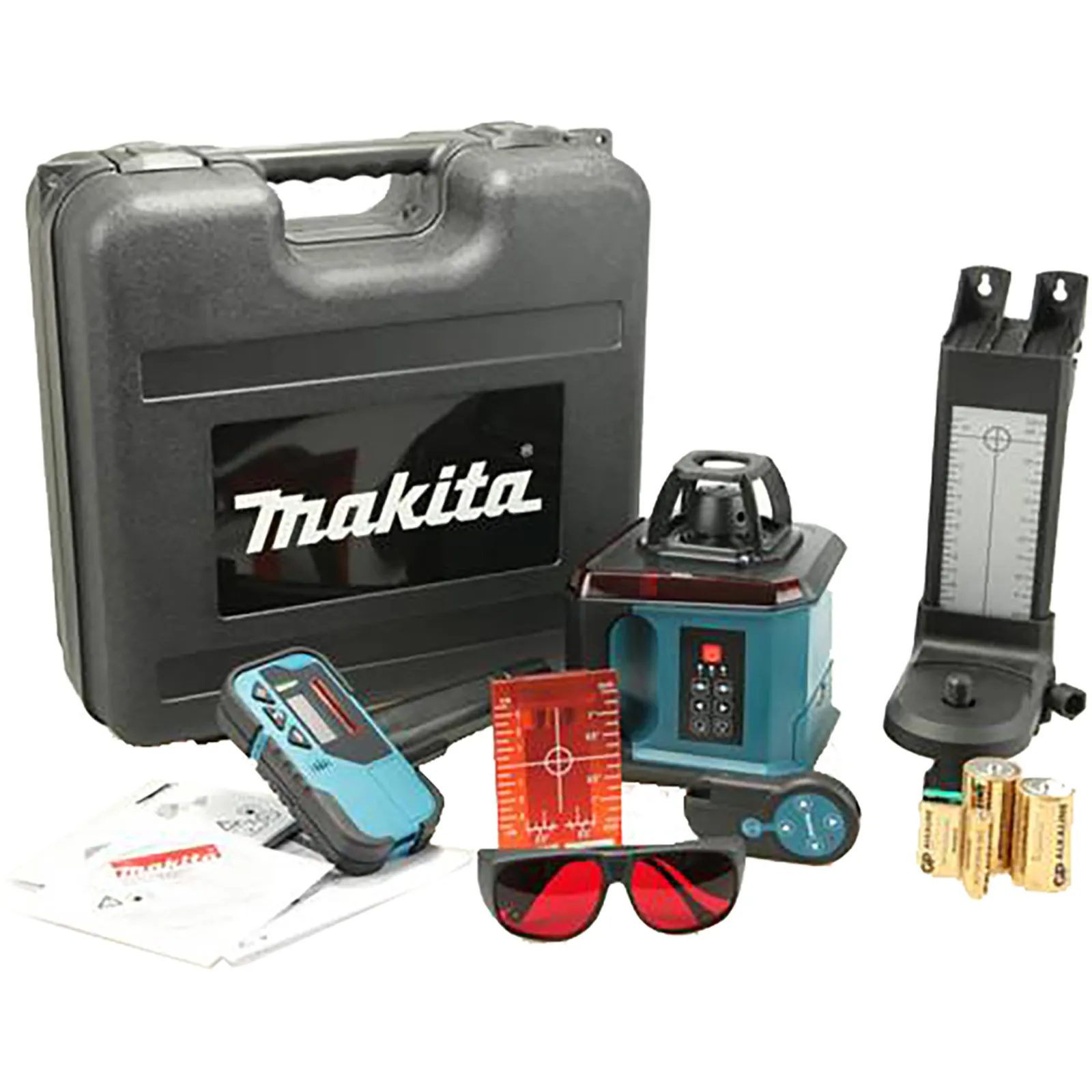 Livella Laser Rotante Autolivellante Portatile a Batterie MAKITA Misurazioni Orizzontali e Verticali con Accessori SKR200Z