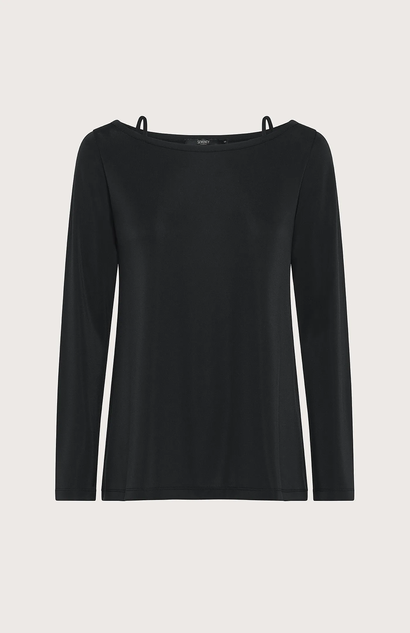 Maglia a maniche lunghe scollo barchetta