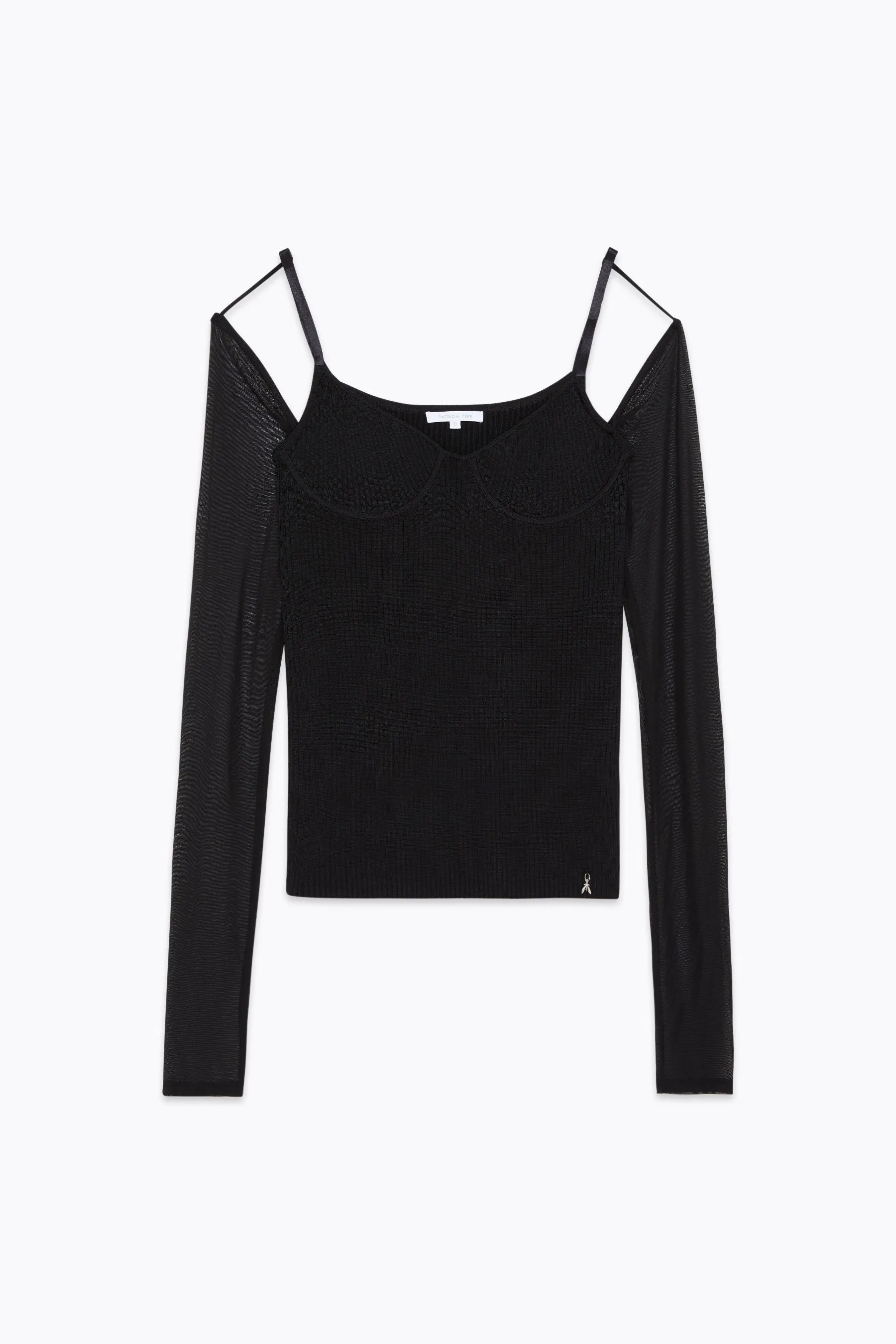 Maglia effetto doppio capo
