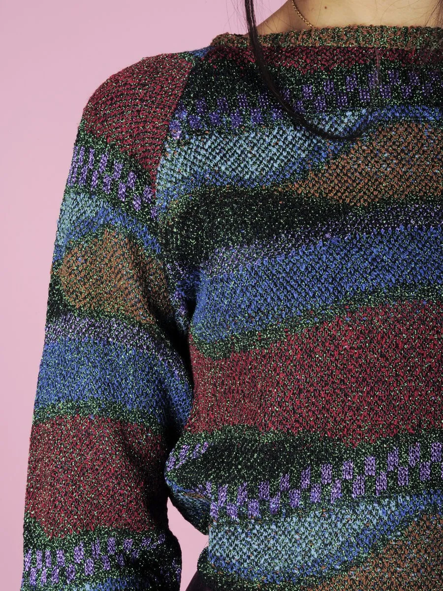 Maglia lurex multicolor