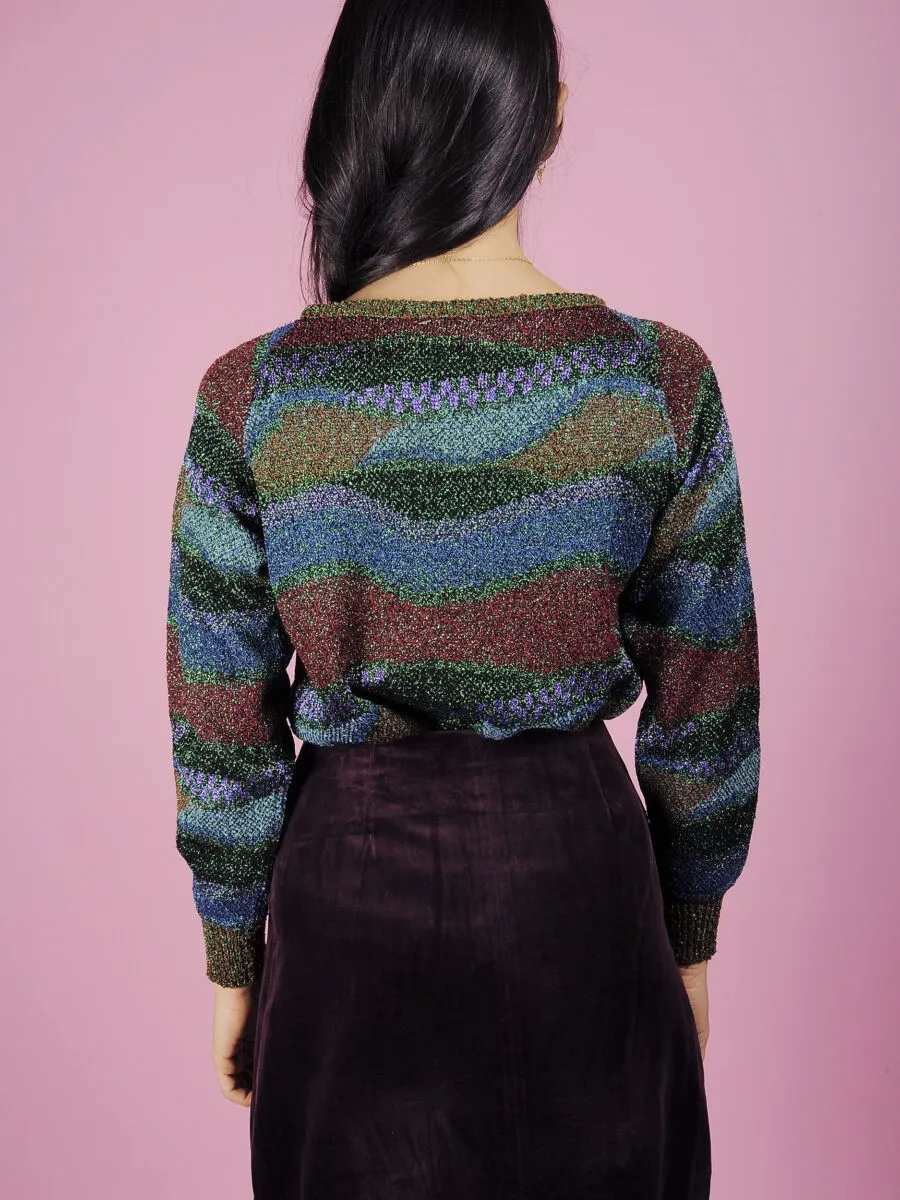 Maglia lurex multicolor