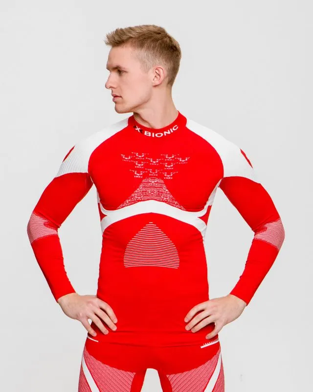 Maglietta a collo alto X-BIONIC ENERGY ACCUMULATOR 4.0 PATRIOT SWITZERLAND