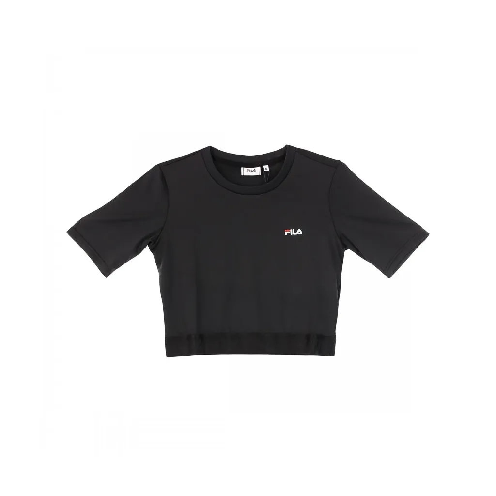 MAGLIETTA CORTA CAYLIN CROPPED TEE BLACK