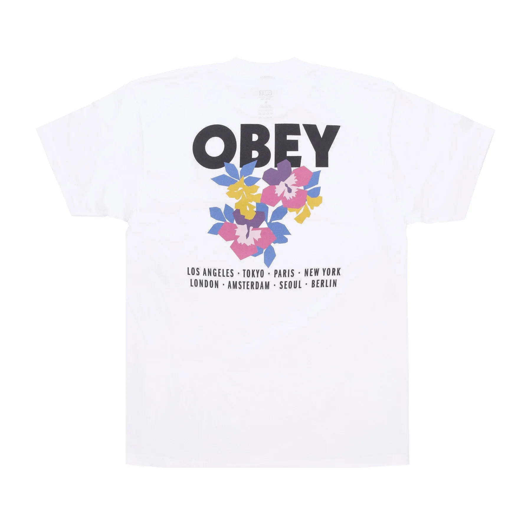 Maglietta Uomo Floral Garden Classic Tee White