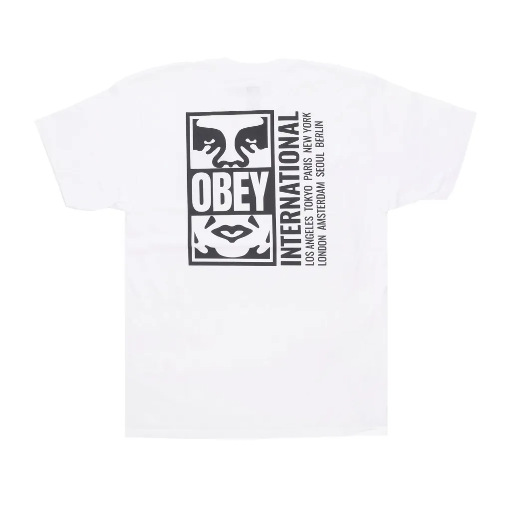 maglietta uomo icon split classic tee WHITE