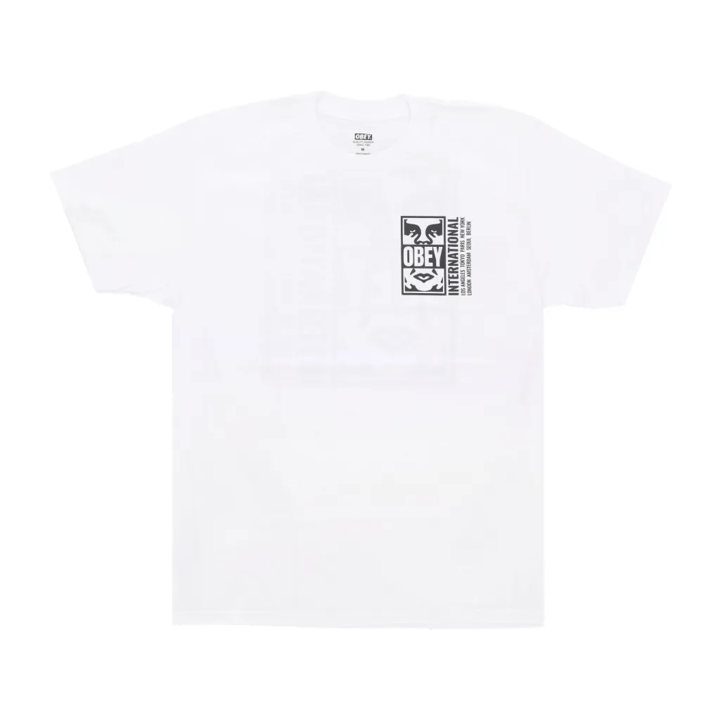 maglietta uomo icon split classic tee WHITE