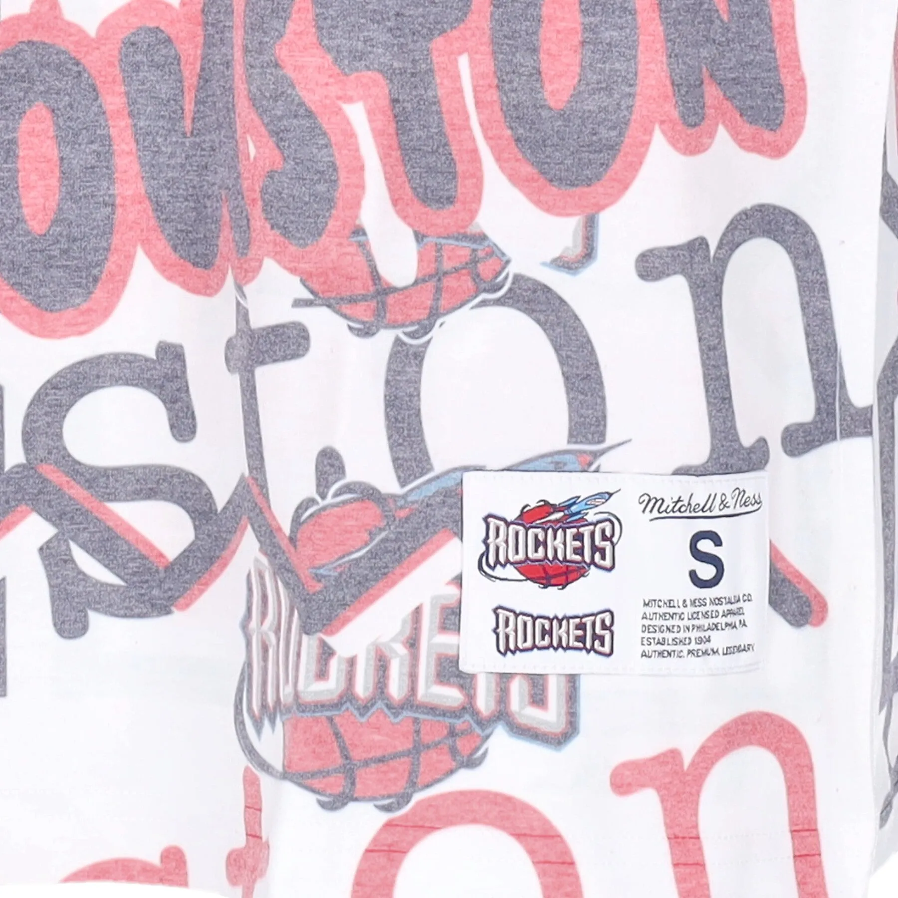 Maglietta Uomo Nba Jumbotron 2.0 Sublimated Tee Hardwood Classics Houroc White/original Team Colors
