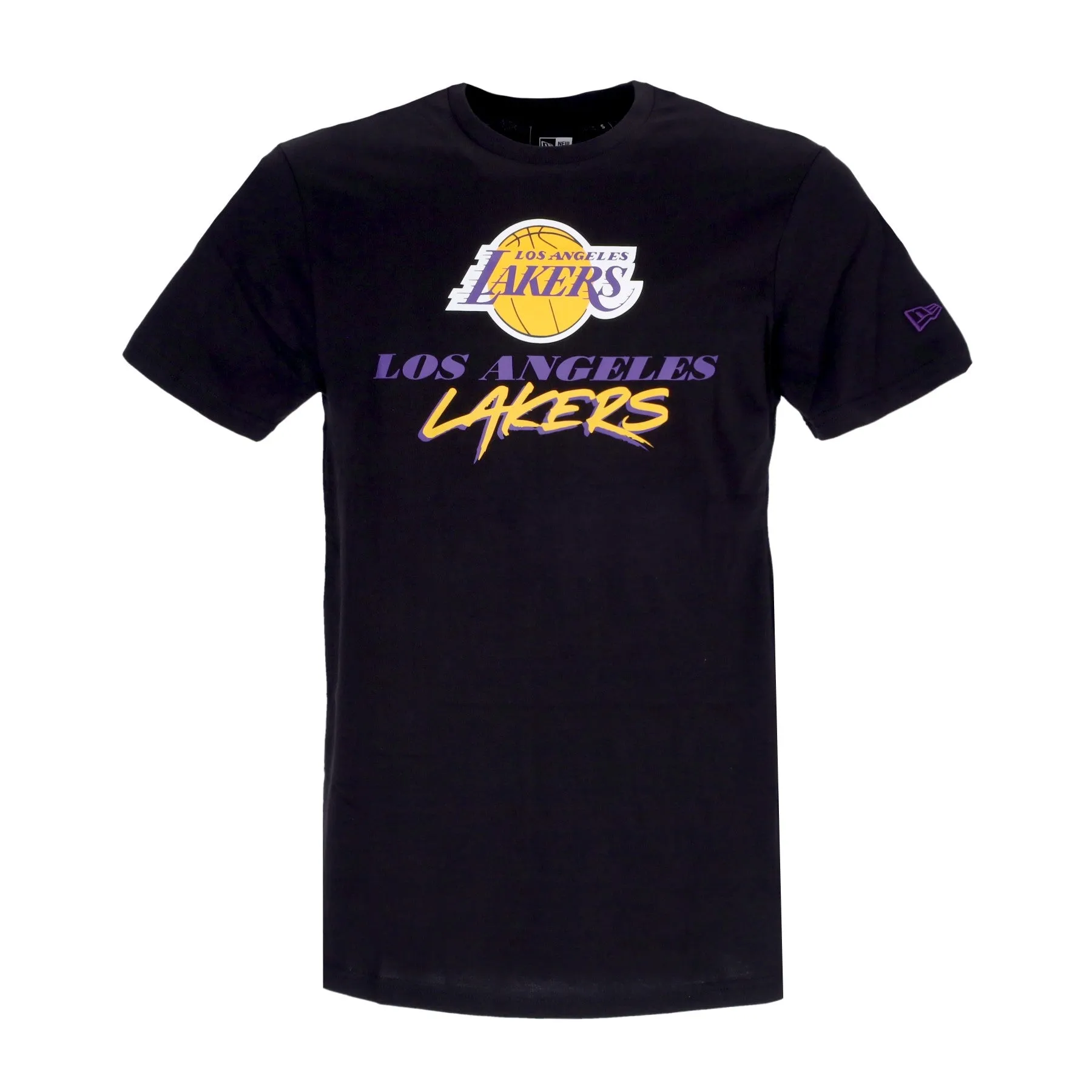 Maglietta Uomo Nba Script Tee Loslak Black/true Purple