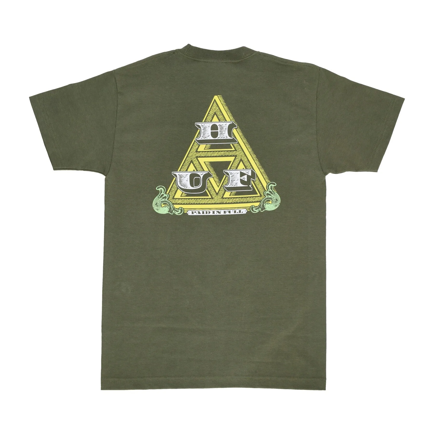 Maglietta Uomo Paid In Full Tee Olive