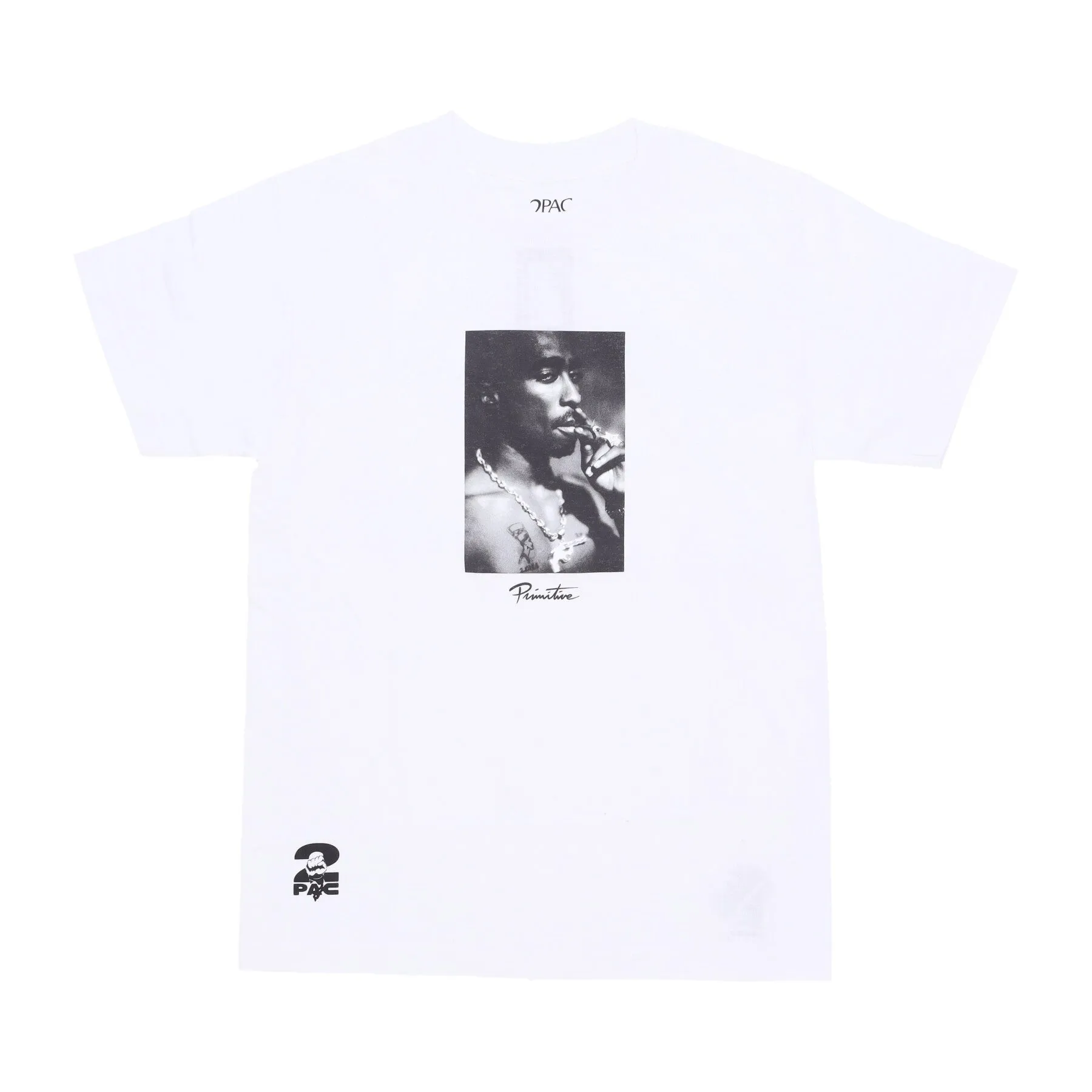 Maglietta Uomo Platinum Tee X 2pac White