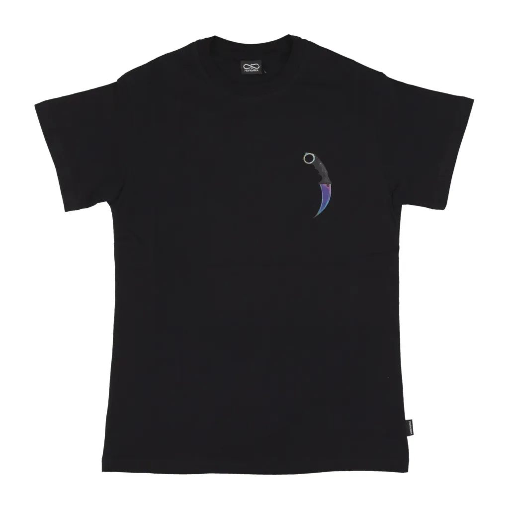 maglietta uomo rainbow tee BLACK