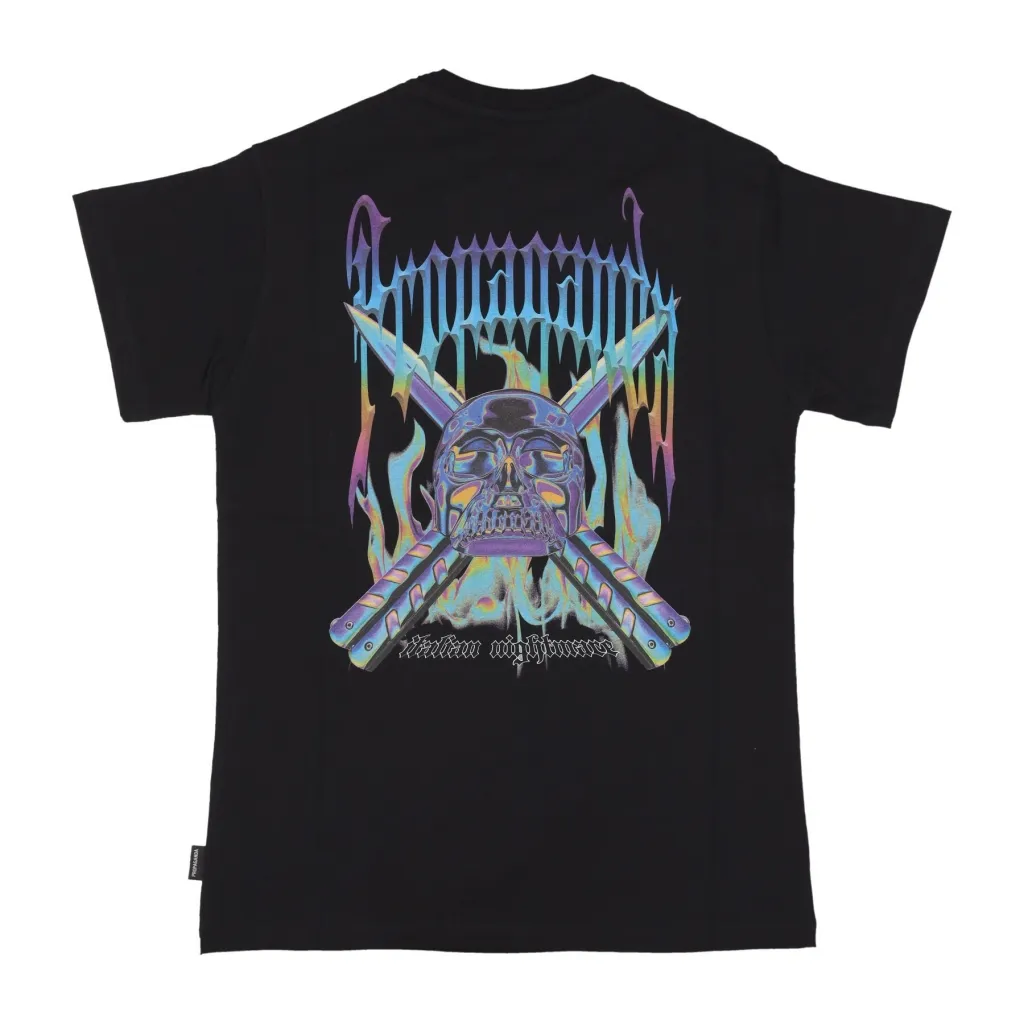 maglietta uomo rainbow tee BLACK
