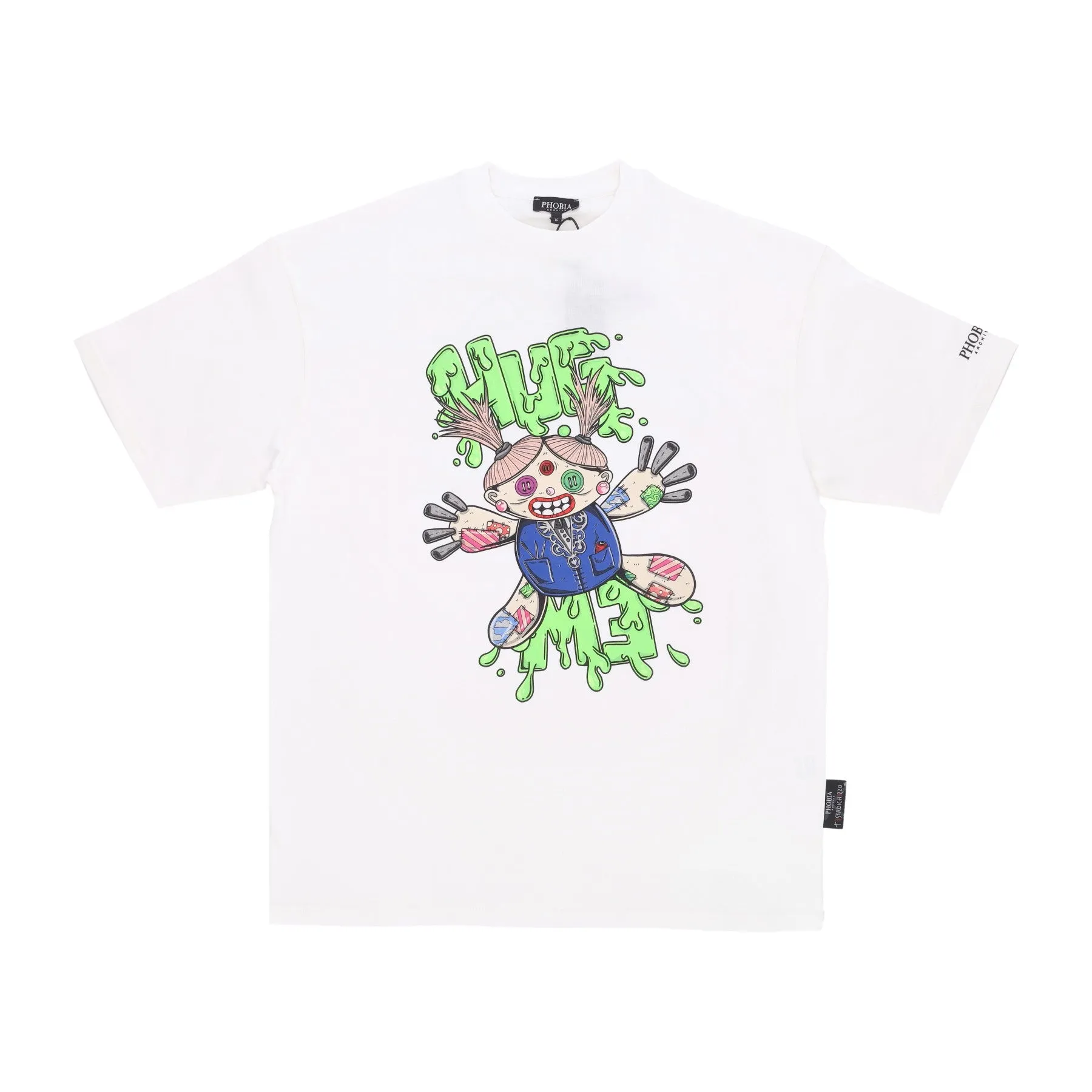 Maglietta Uomo Tdc Hug Print Tee X Testa Di Chezzo White