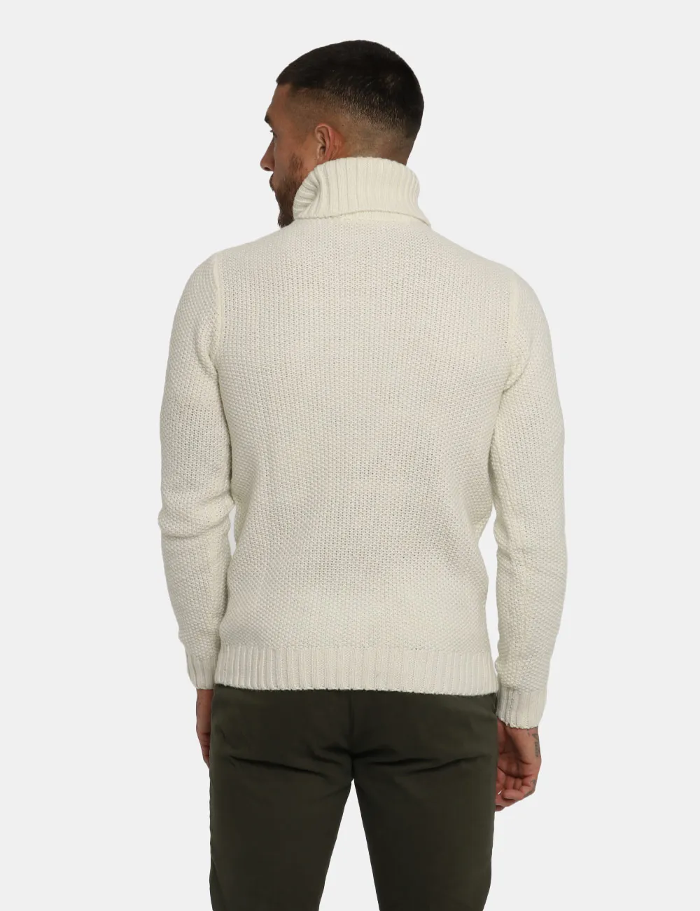 Maglione Goha dolcevita panna