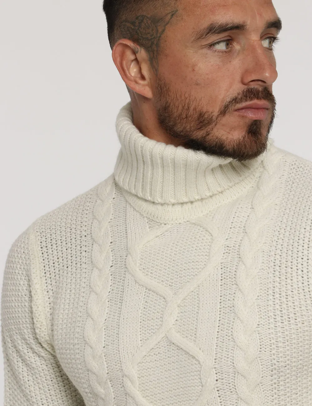 Maglione Goha dolcevita panna