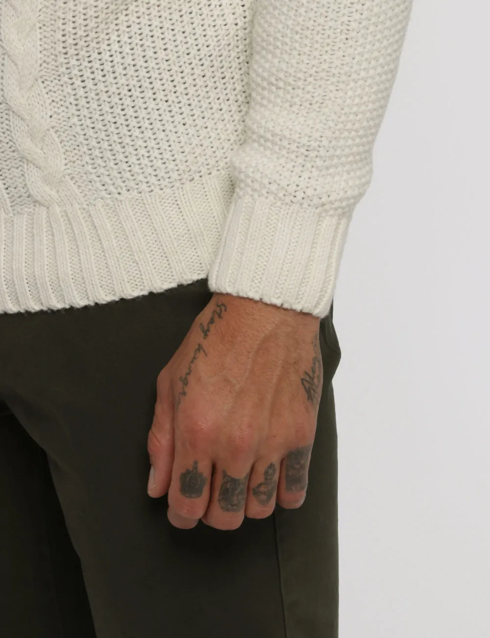 Maglione Goha dolcevita panna