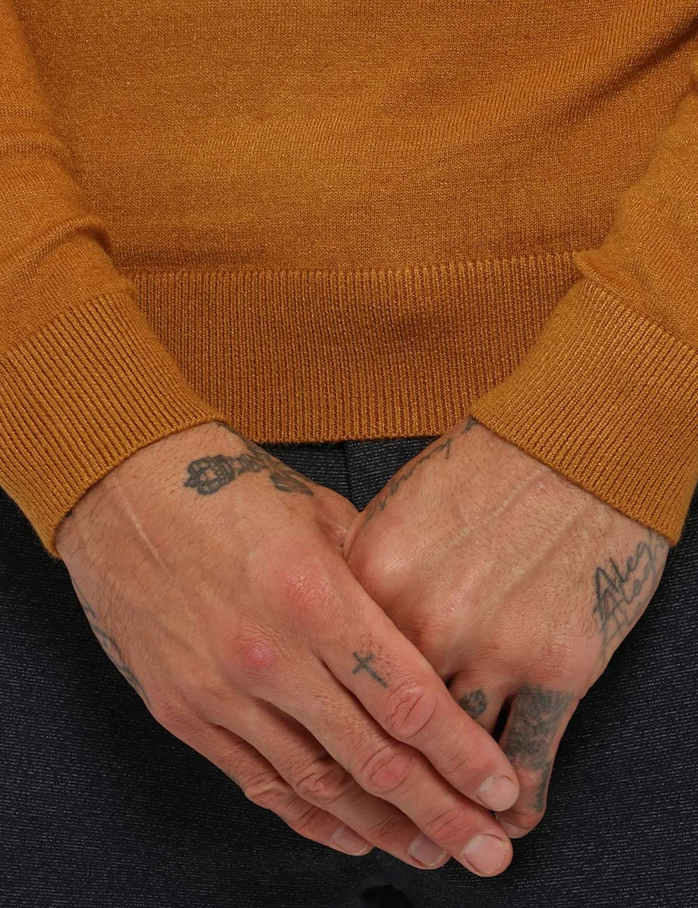 Maglione Maison du Cachemire dolcevita giallo