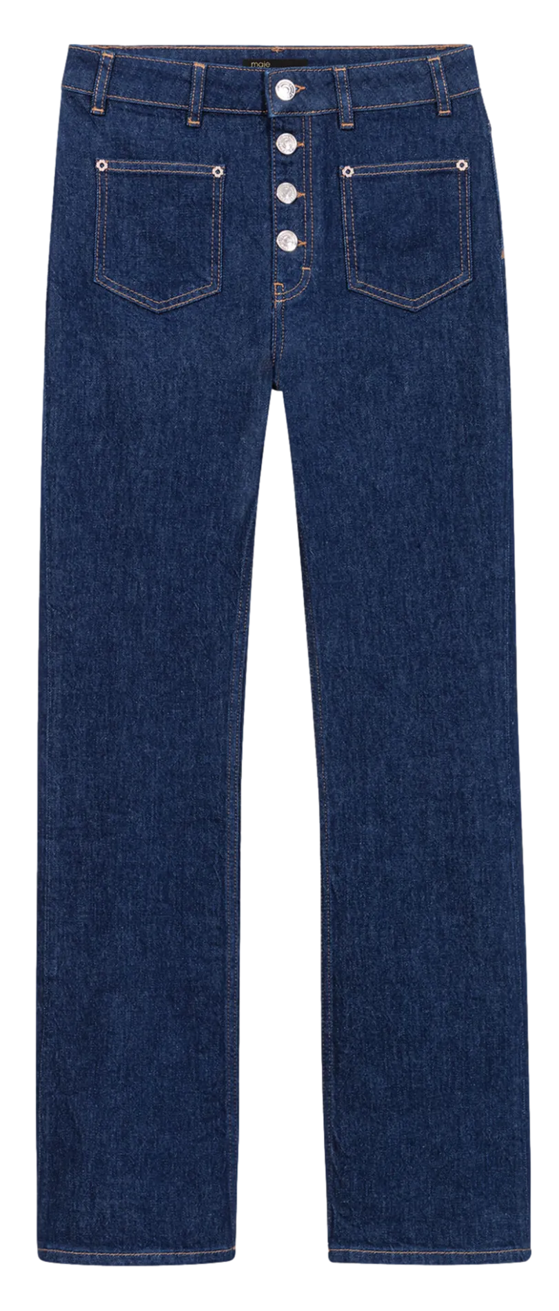  MAJE   Jeans a gamba dritta | Blu