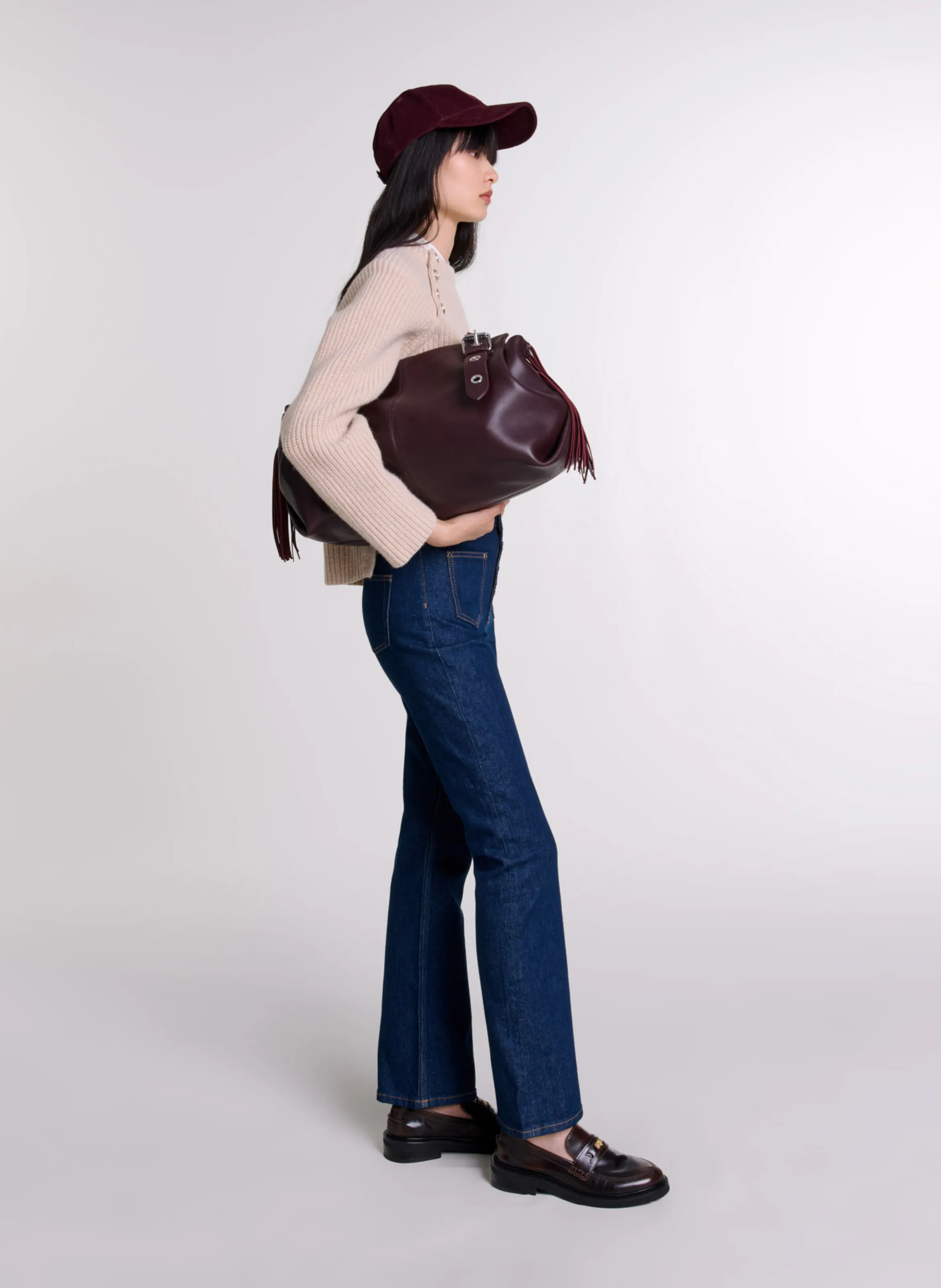  MAJE   Jeans a gamba dritta | Blu