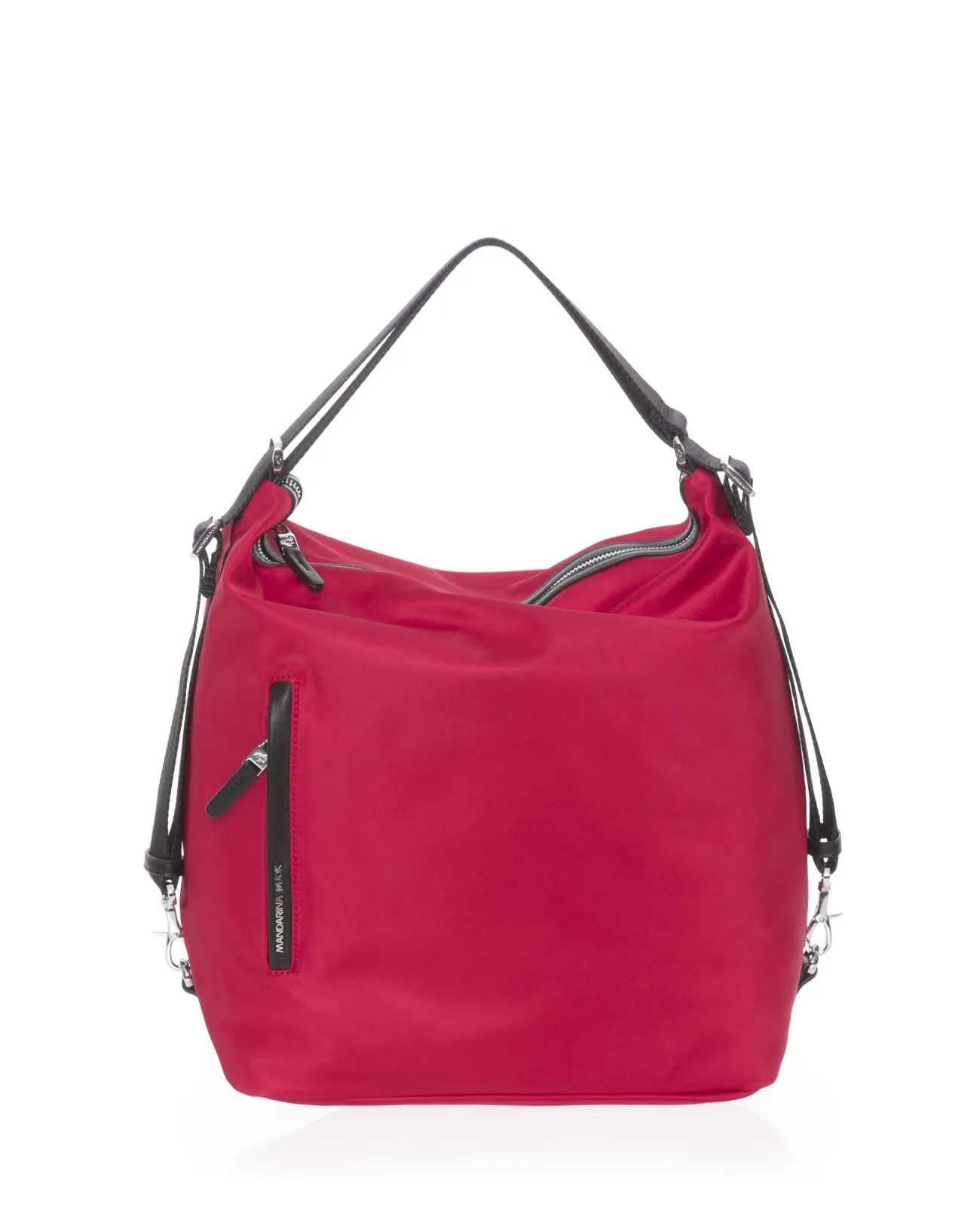 Mandarina Duck - Borsa a spalla in nylon con dettagli in ecopelle | Studioarch.com