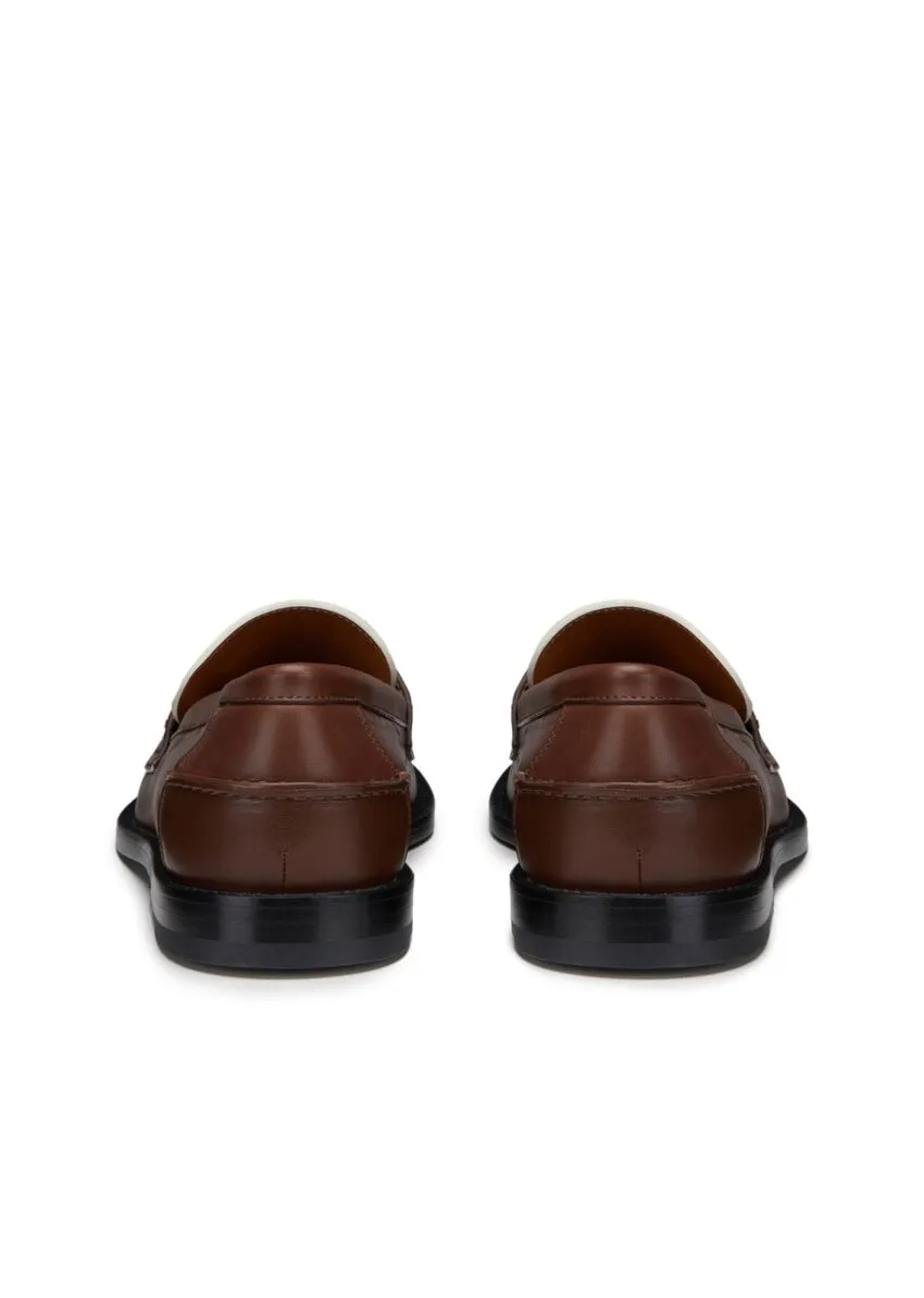 Manuel Ritz Mocassino in pelle bicolor