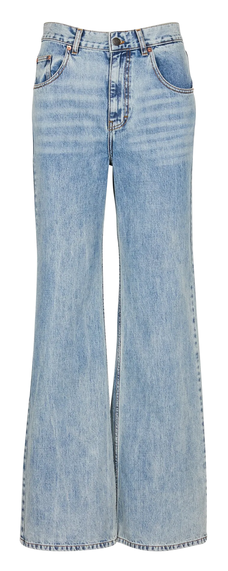  MARGAUX LONNBERG   TYLER - Jeans flare in cotone délavé | 