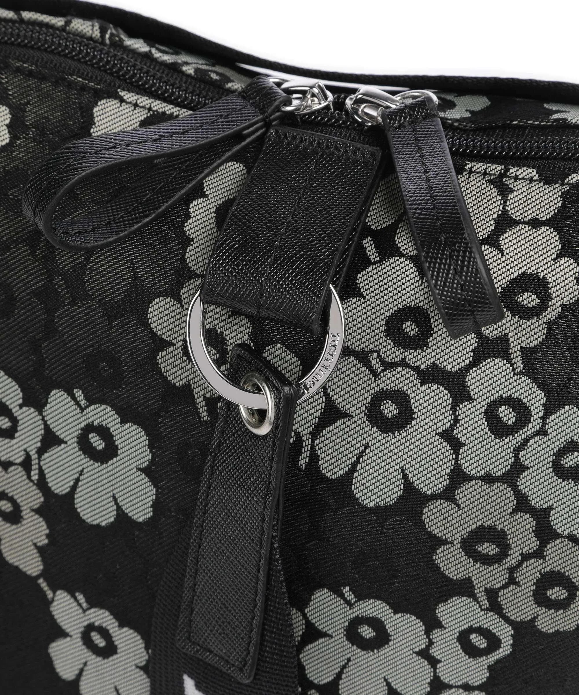  Marimekko Unikko Carry All Borsa a secchiello poliestere nero/verde  