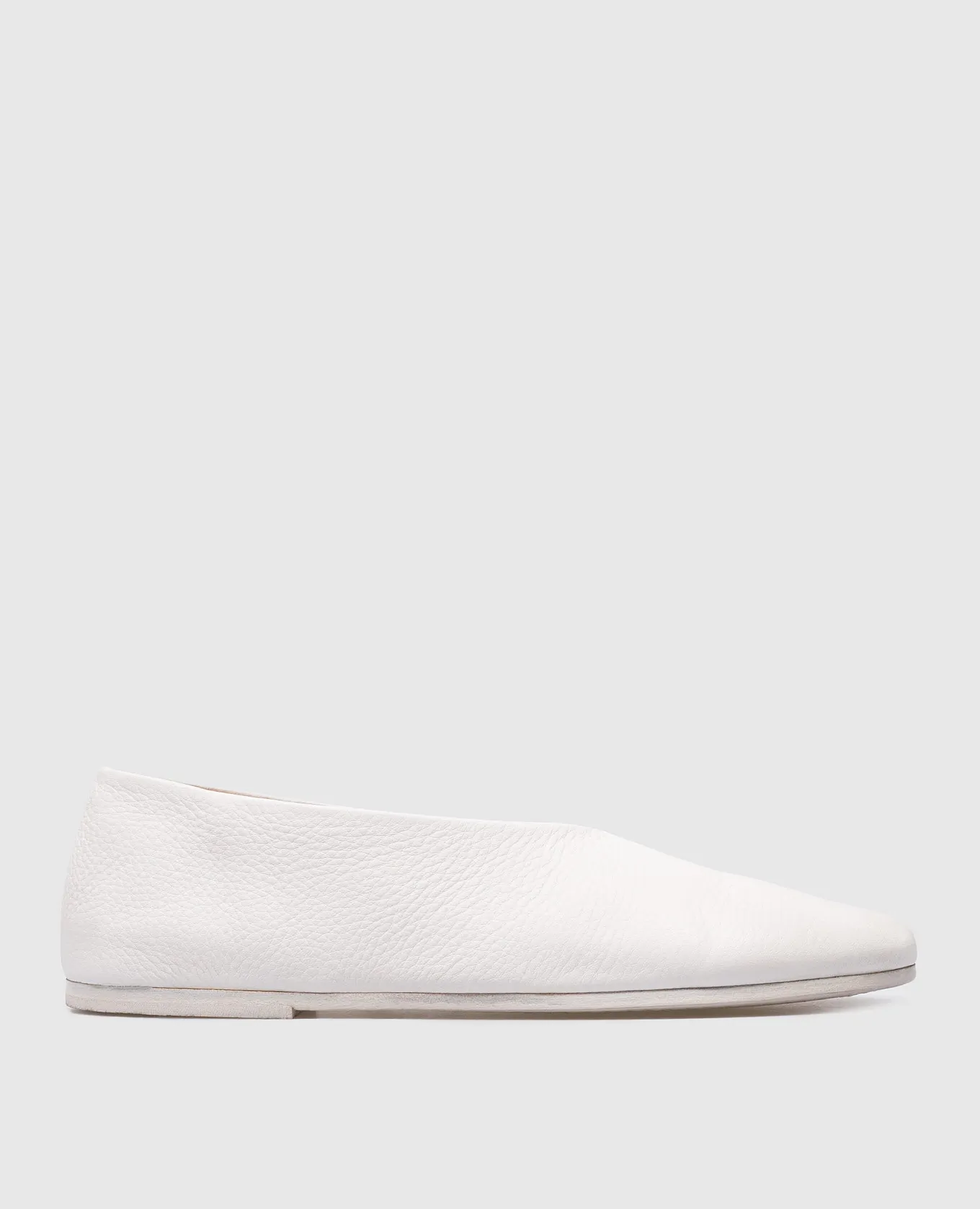 Marsell Ballerine Coltellaccio in pelle bianca MW2105188